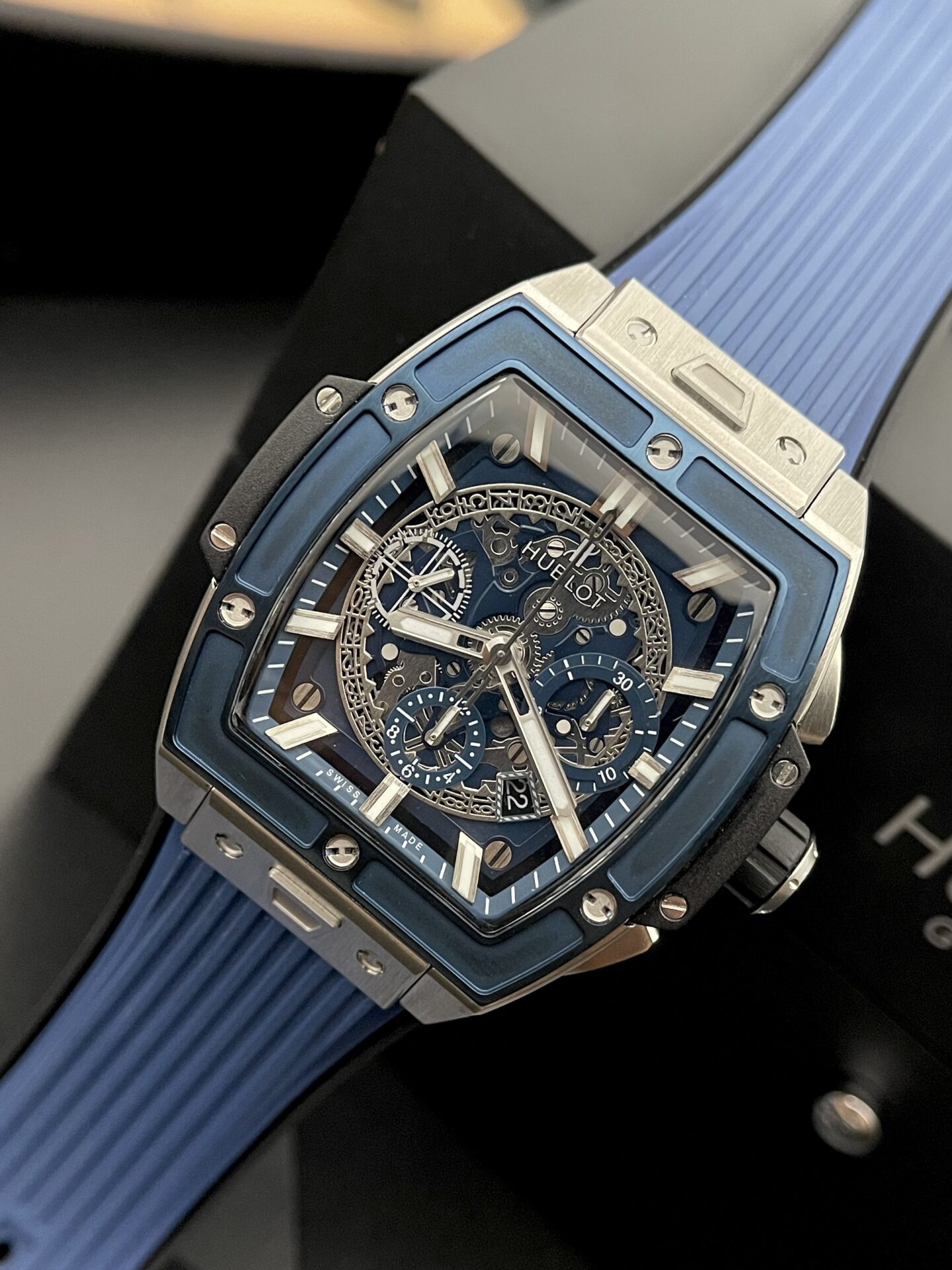 Hublot Spirit Of Big Bang Replica 11 Watch Titanium Blue 42mm - Top club