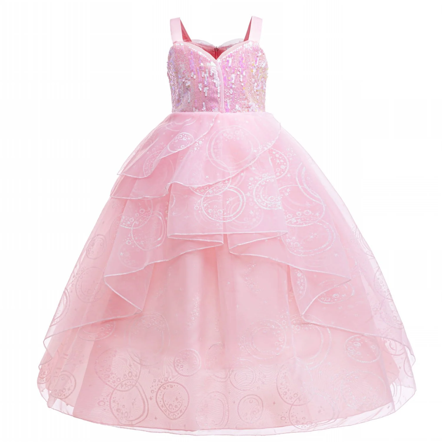 HAWEE Dress Costume for Girls, Pink Tulle and Sequin Dress for Kids Christmas Halloween Cosplay Costumes - Image 5 HAWEE Dress Costume for Girls, Pink Tulle and Sequin Dress for Kids Christmas Halloween Cosplay Costumes - Image 5