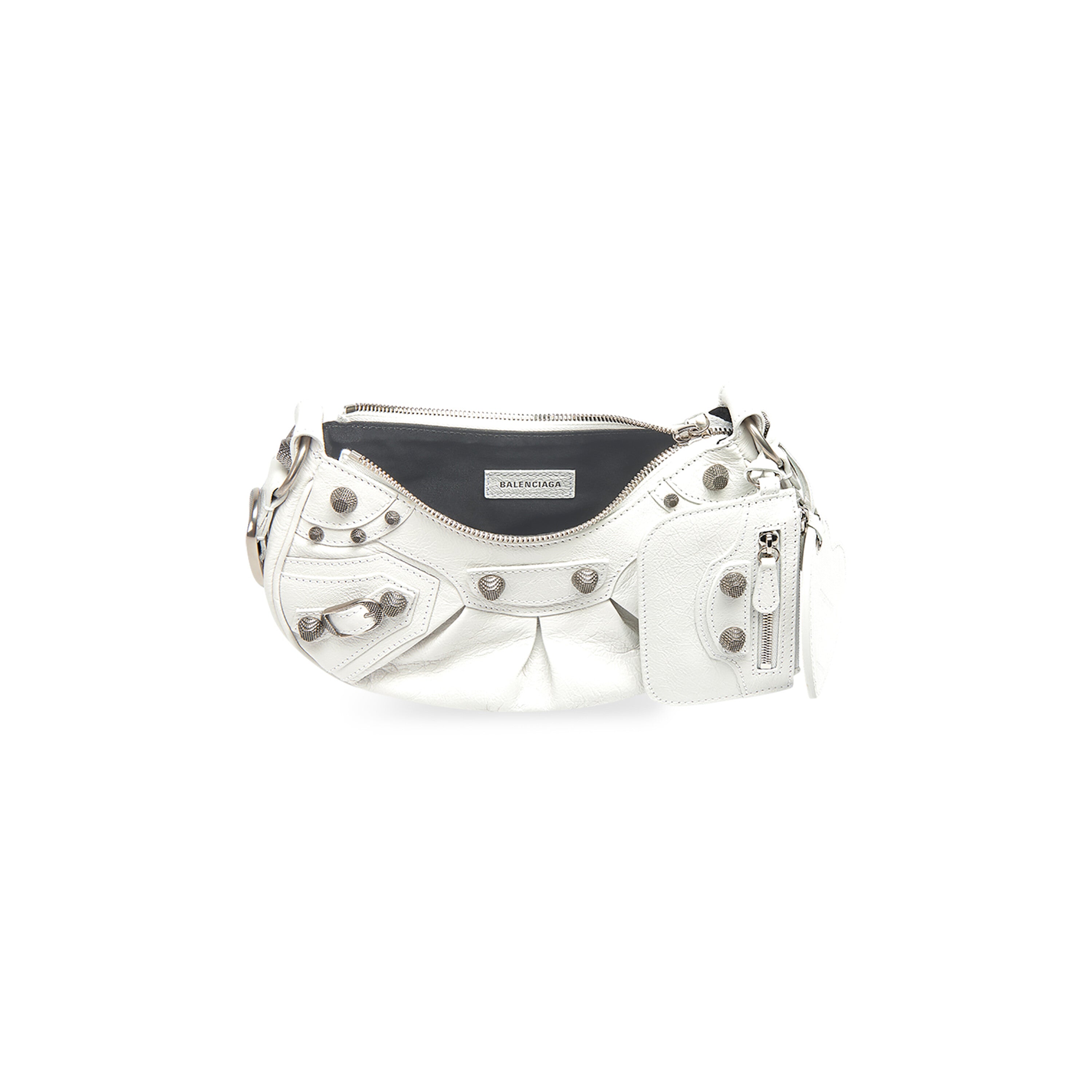 WOMEN'S LE CAGOLE XS SHOULDER BAG IN WHITE - Replicaclubs