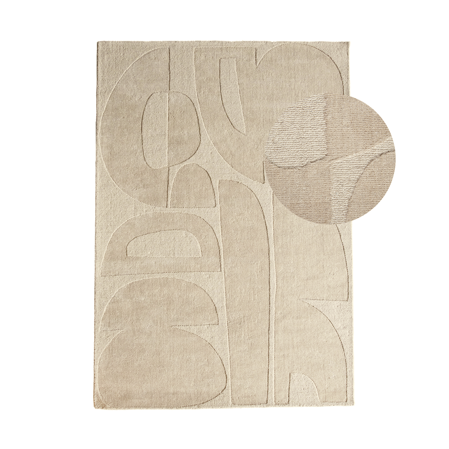 Blokker Reform Vloerkleed 160 x 230 cm - Beige