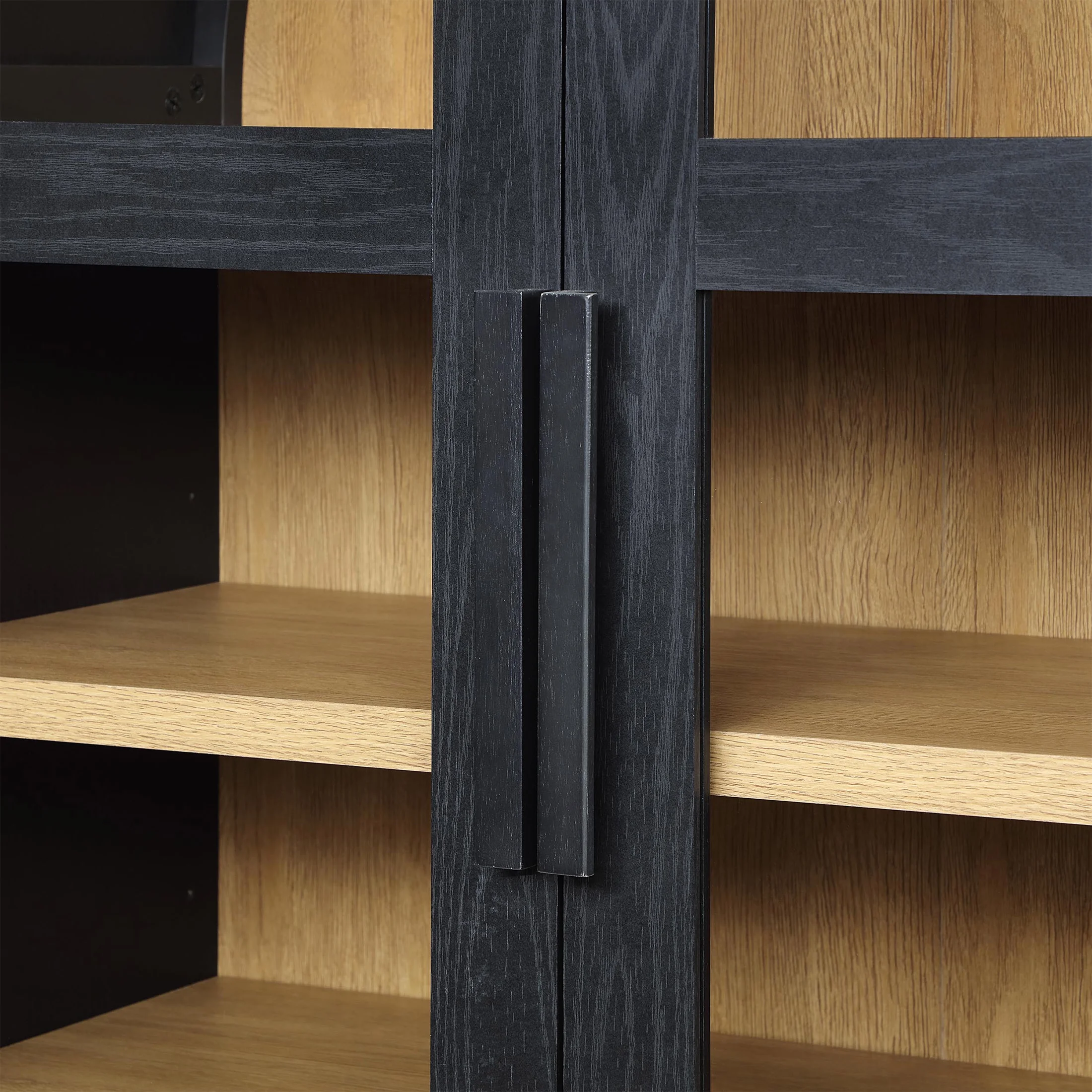 Better Homes & Gardens Juliet Kitchen Rounded Arch Cabinet, Rich Black - Image 11