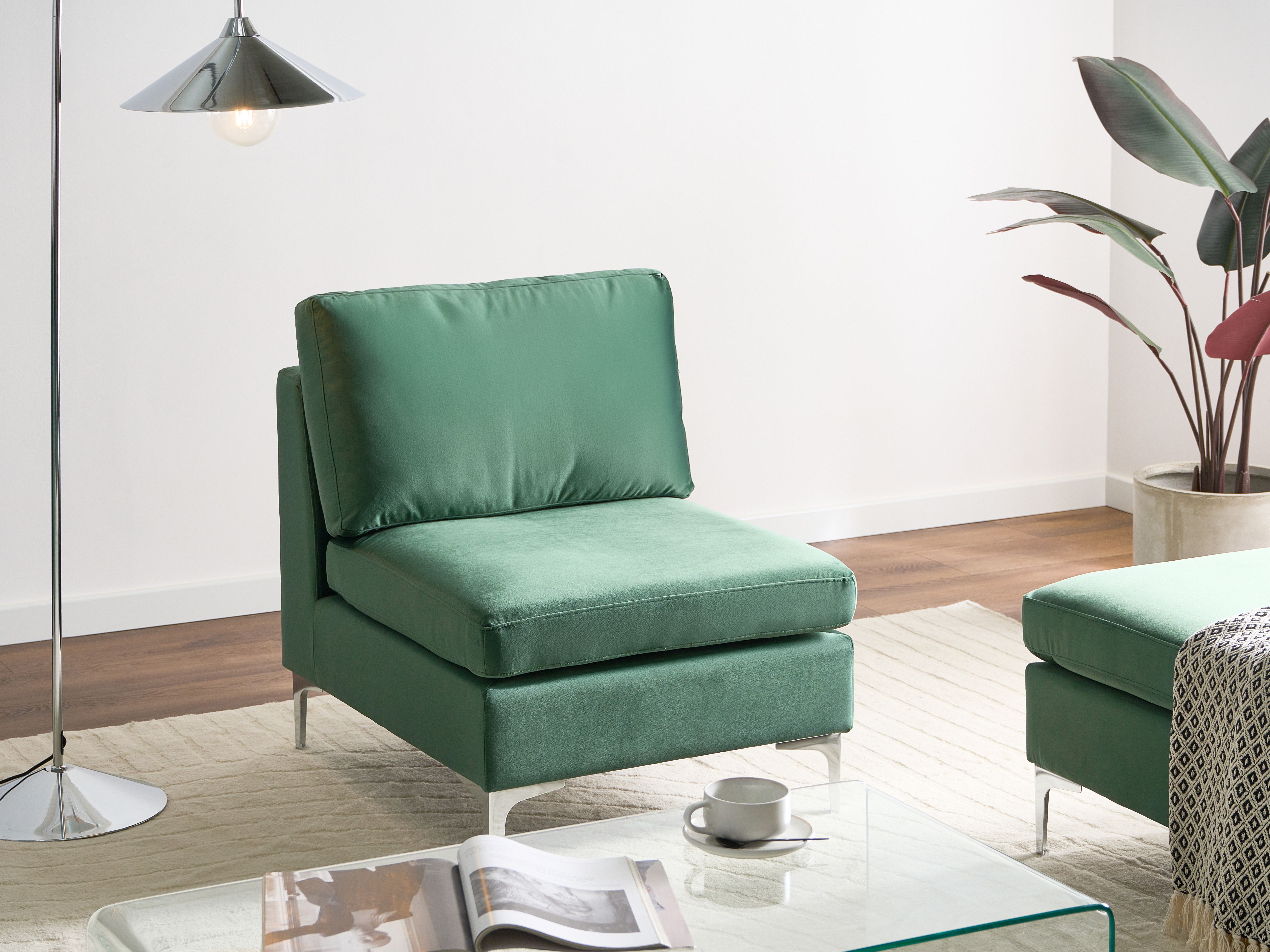1-Seat Section EVJA Velvet Green