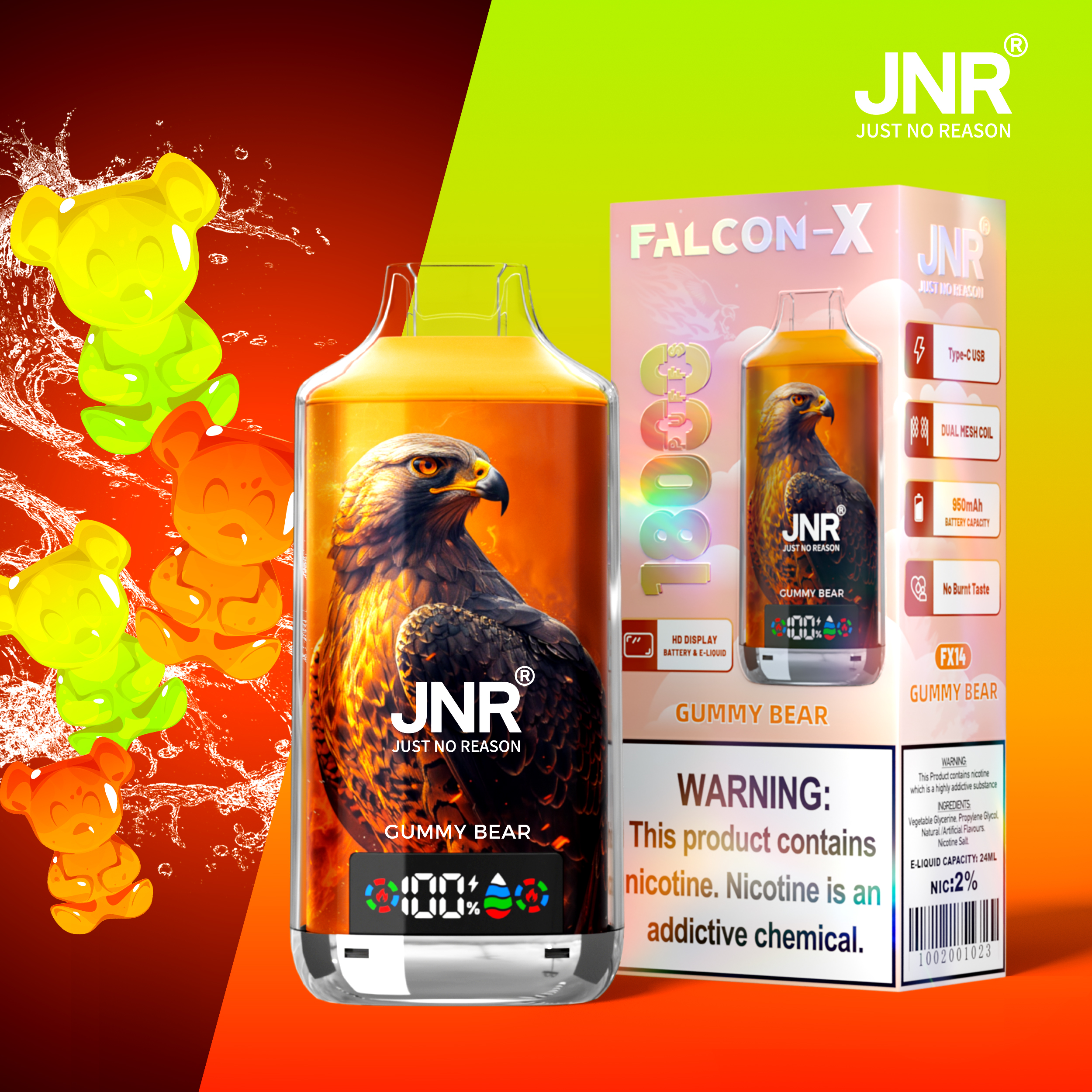 JNR Falcon X 18000 Puffs
