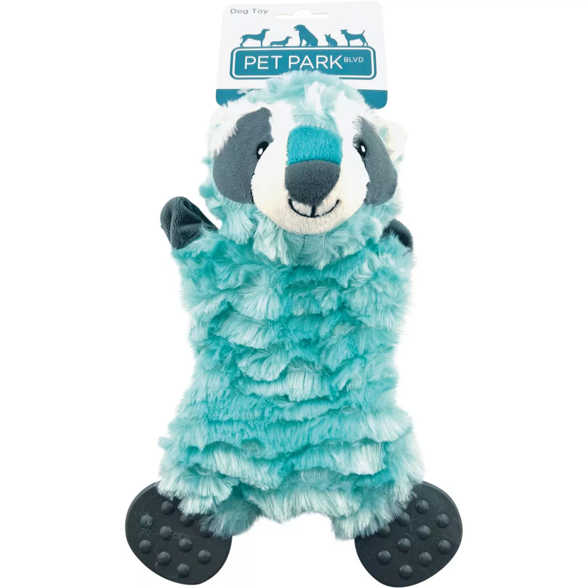 Boss Pet Pet Park Blvd Flatties Raccoon Dog Toy