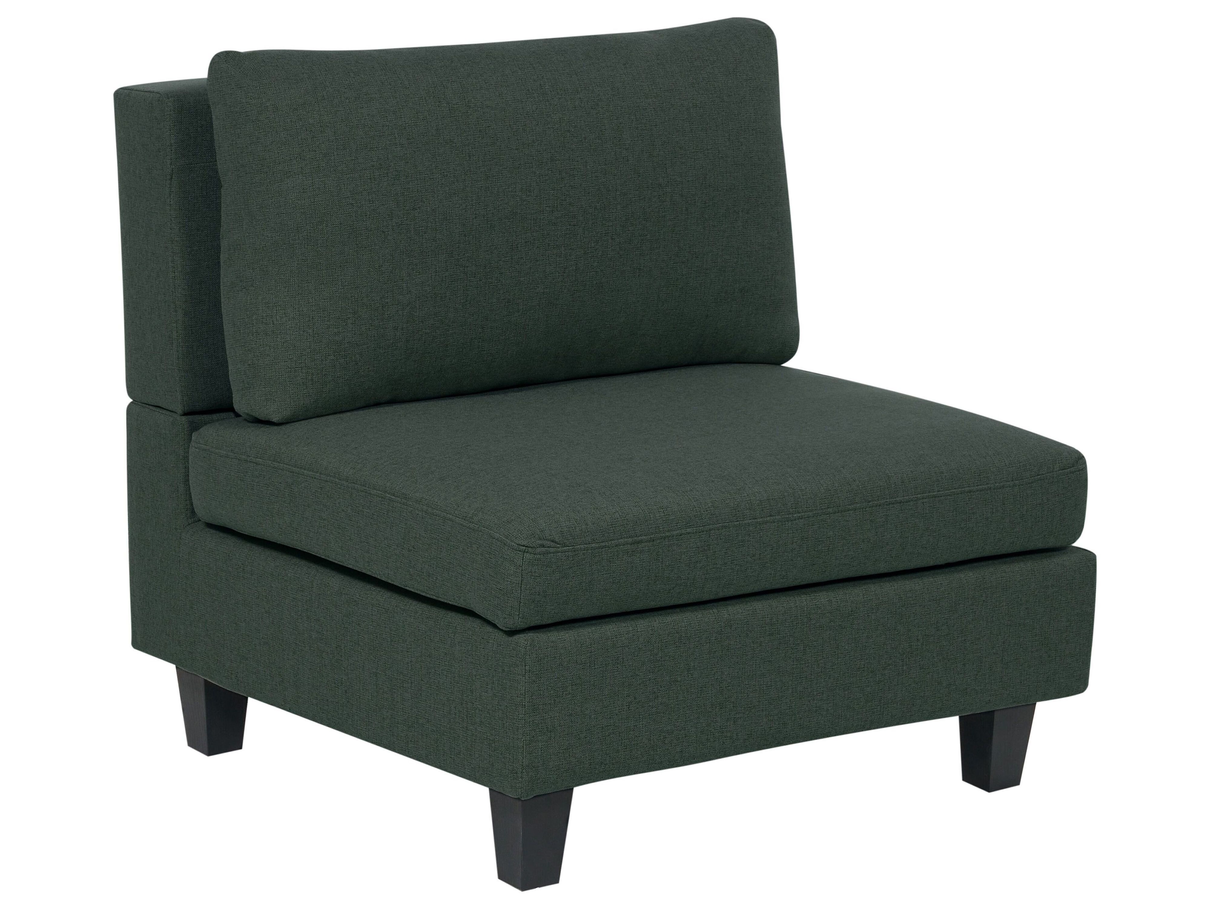 1-Seat Section UNSTAD Fabric Dark Green