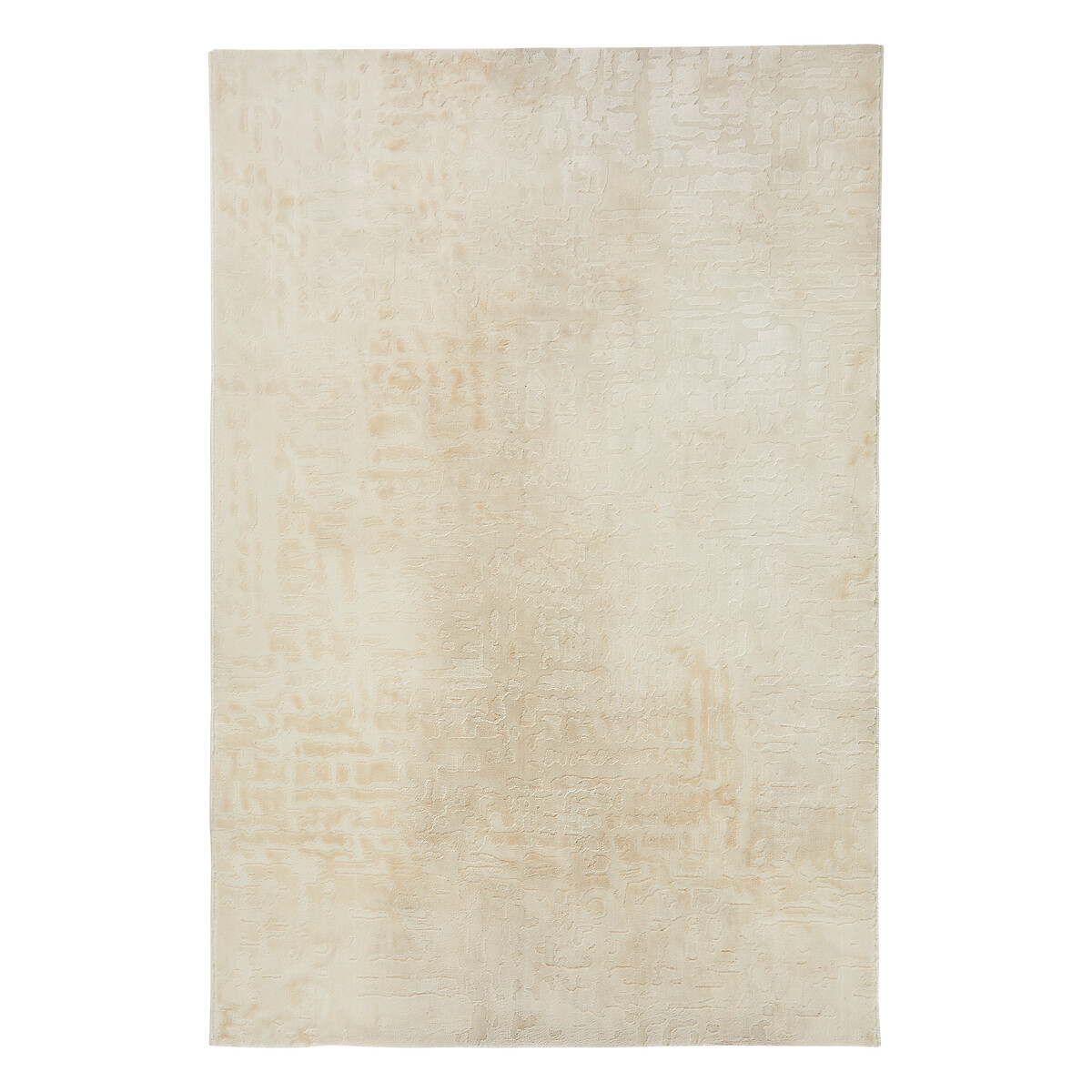Rug "Row" Recycled material, Warm White, 150x200 cm