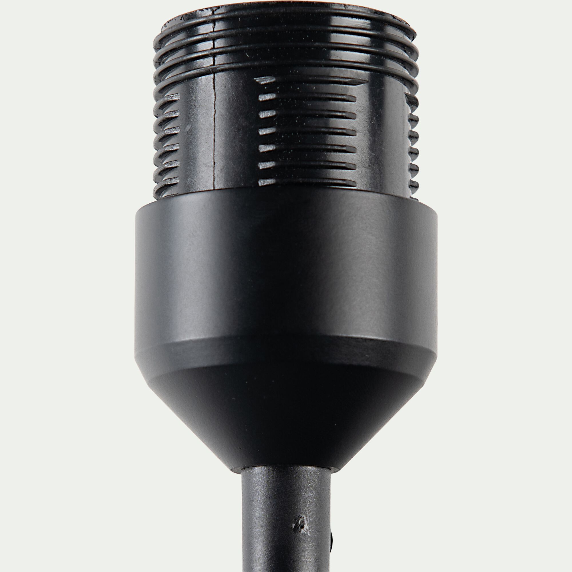 NANS - Pied de lampadaire en métal - noir H146cm