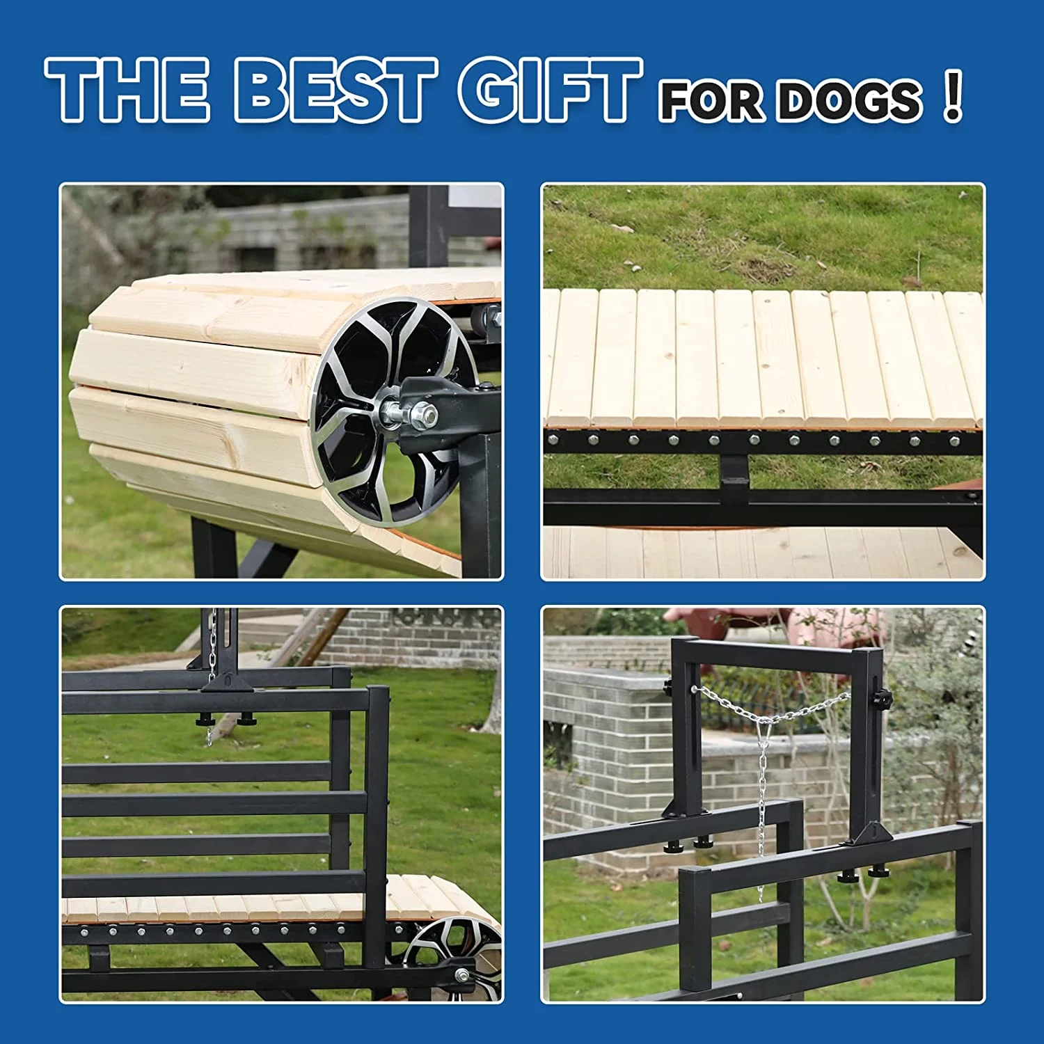 Dog Treadmill Walkable Workout Equipment Small Manual Machine for Large Dogs 10MPH - Image 7