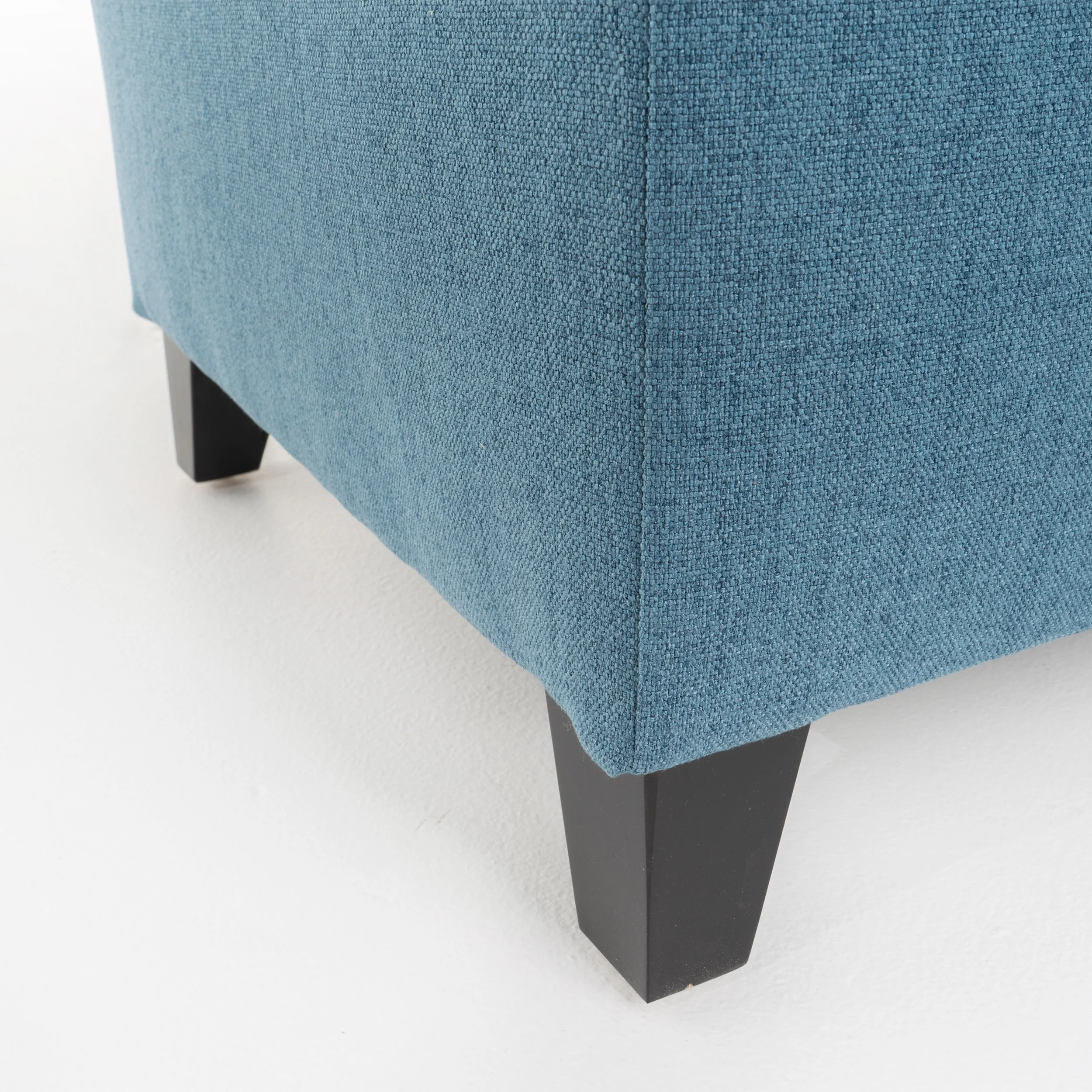 Noble House Hampton Contemporary Fabric Upholstered Storage Ottoman, White and Blue Floral - Image 49