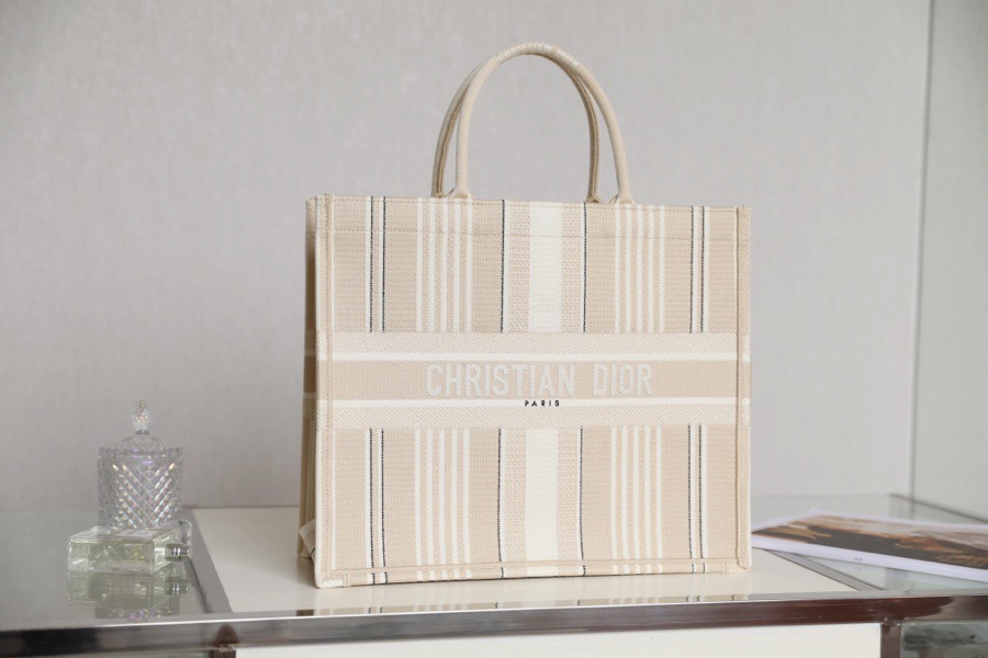 Christian Dior Large Dior Book Tote Cream, For Women, Women’s Handbags 16.5in/42cm CD1:1High-quality replica