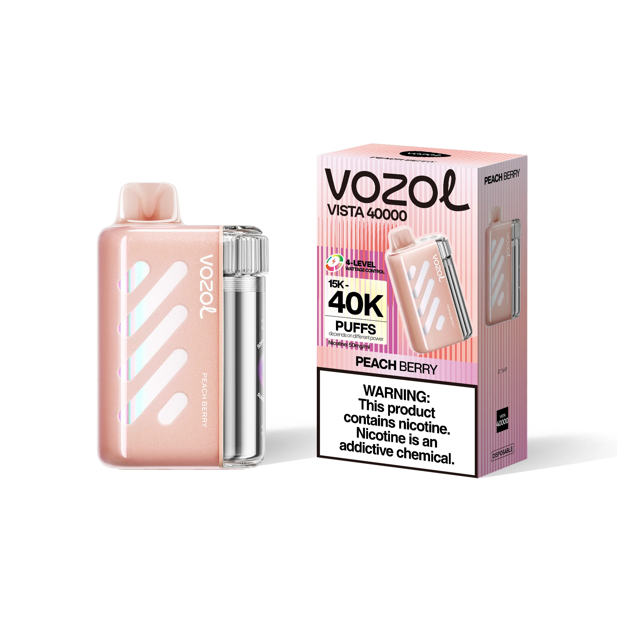 VOZOL VISTA 40K jednorazowy e-papieros (wszystkie smaki)