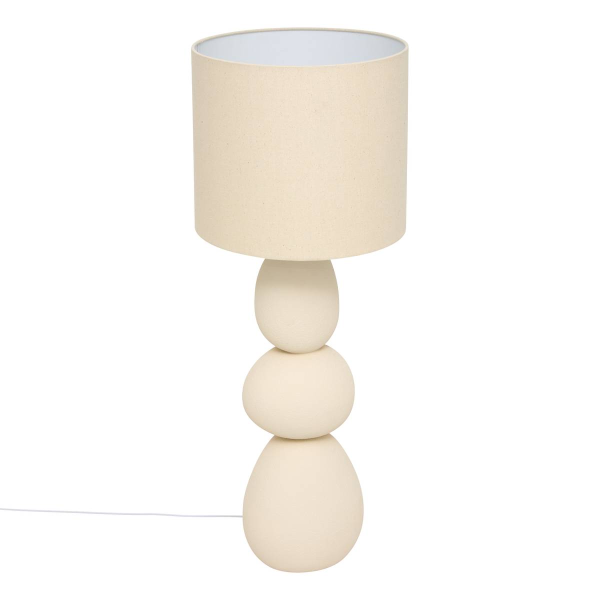 Floor Lamp "Alitha" Beige, H.100 cm