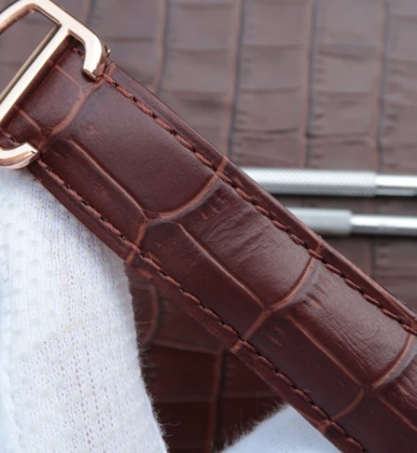 Replica Cartier Ballon Bleu Tourbillon RG Brown Leather Strap - Top club