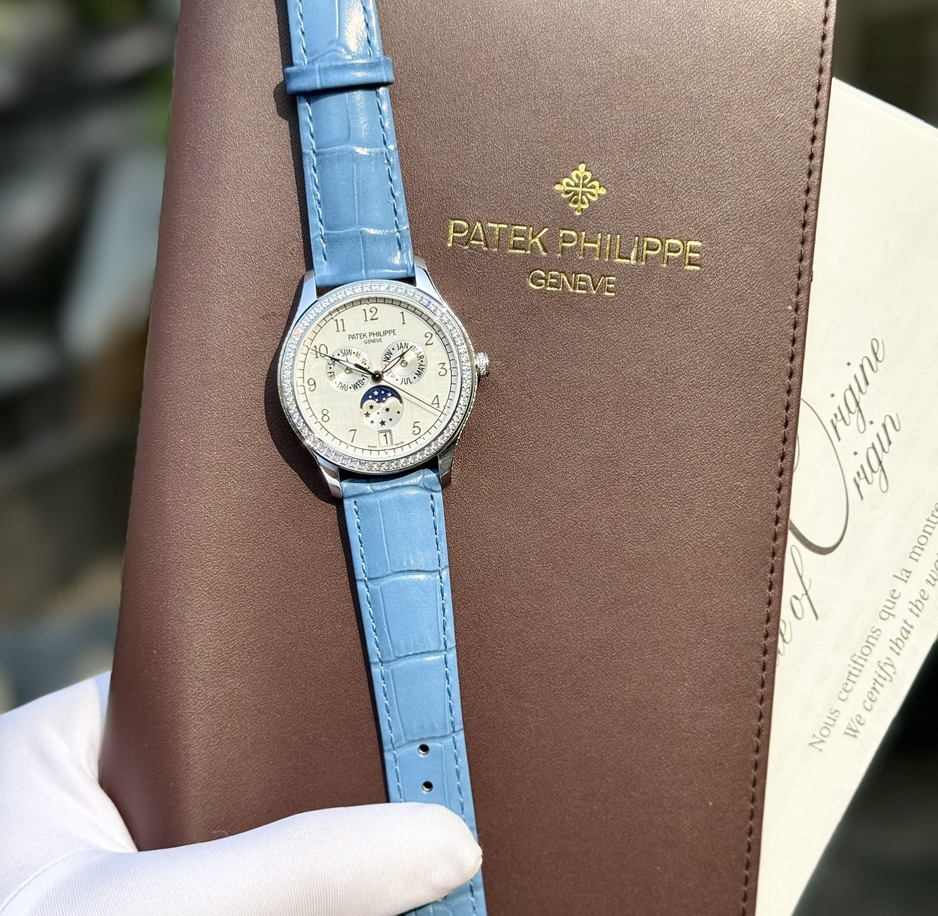 Patek Philippe Replica Watch Complications 4947G Leather Strap 38mm - Top club