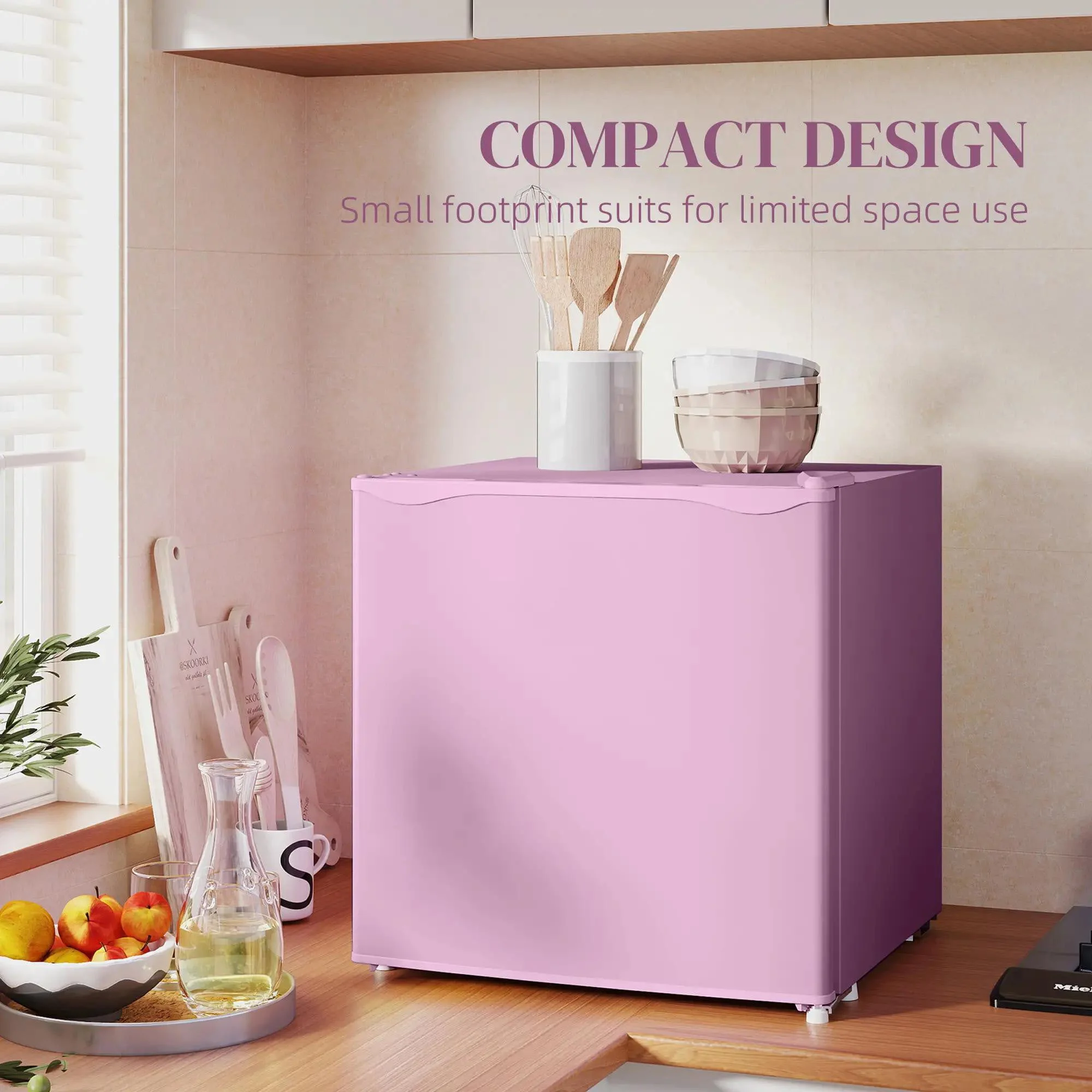 Resenkos 1.1 Cu.Ft Countertop Mini Freezer, Compact Upright Freezer with Removable Shelves, Red - Image 60