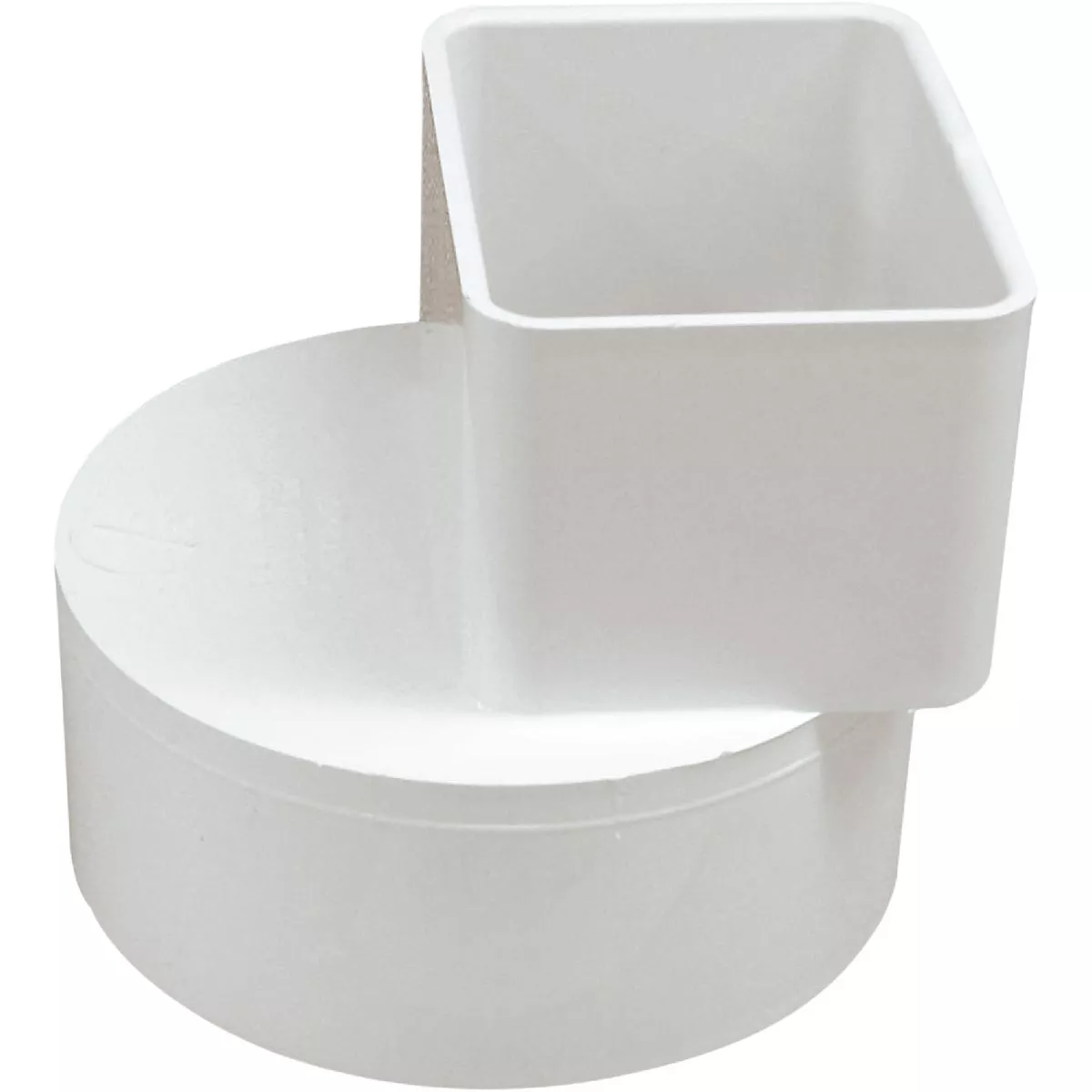 IPEX 2 In. x 3 In. Downspout to 4 In. PVC Pipe Offset Adapter