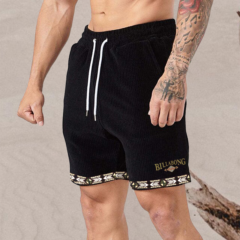 Casual Retro Hawaiian Printed Shorts