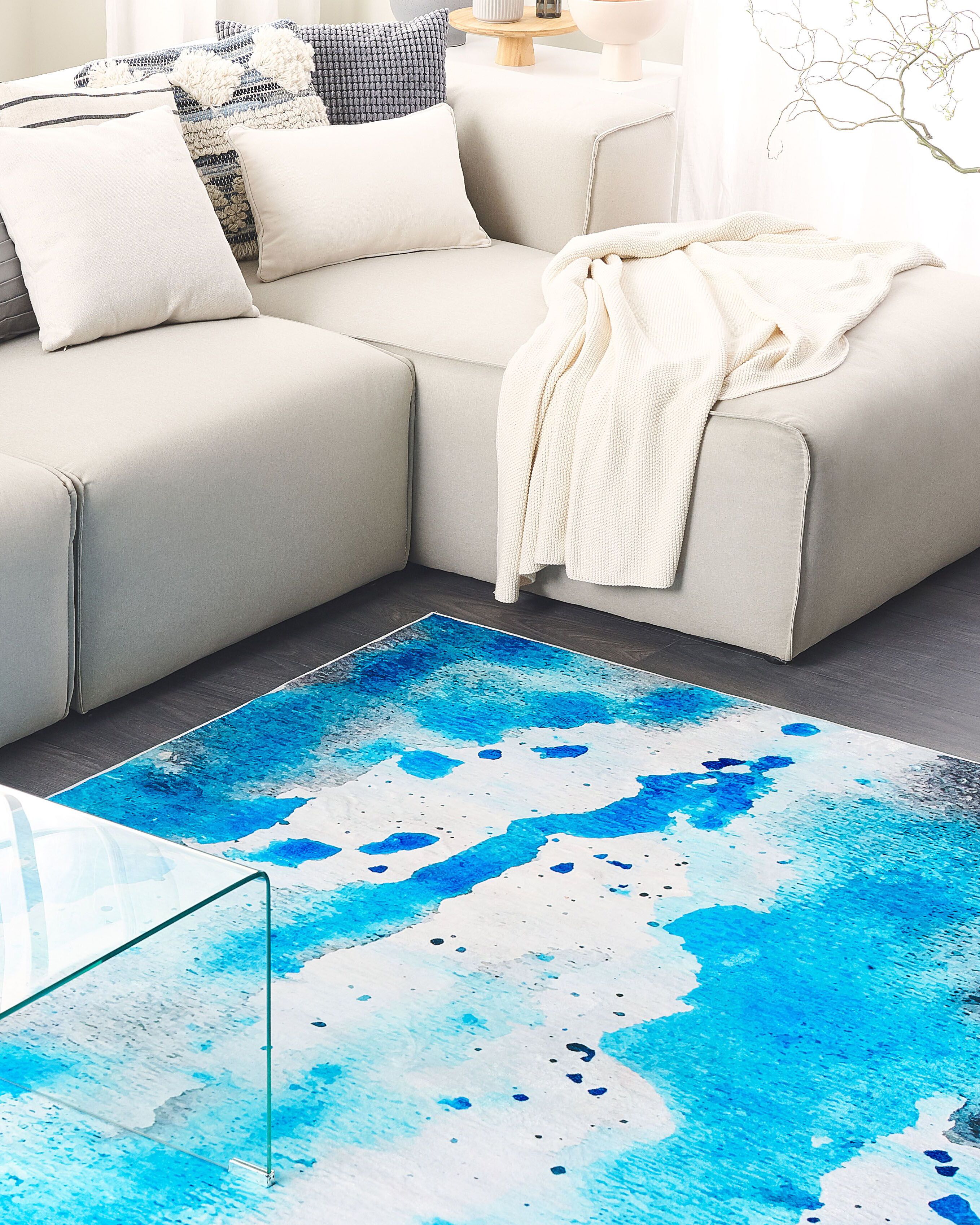 Rug BOZAT Blue 160 x 230 cm