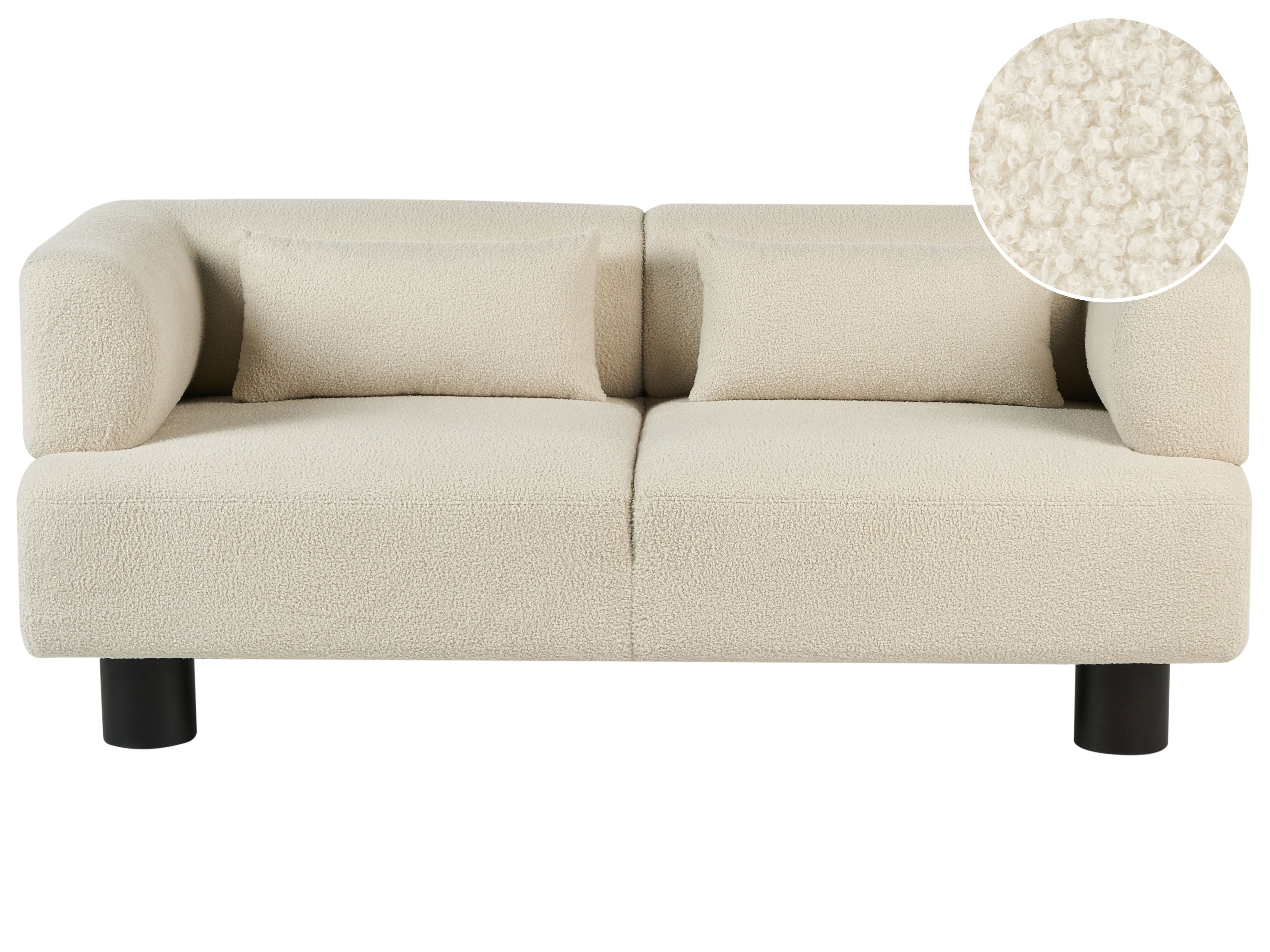 Sofa 2 Seater MOVIK Boucle Off-White