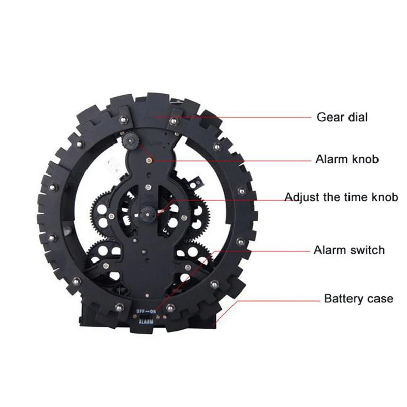 Creative Large Gear Wall Clock