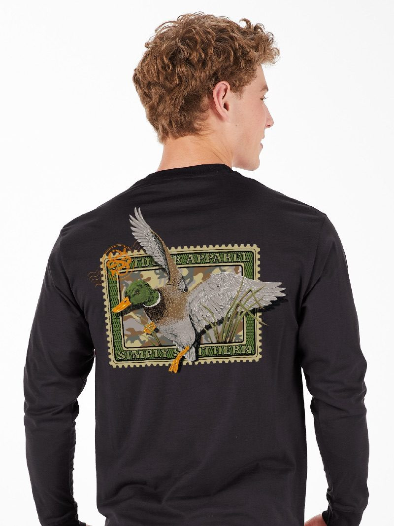 MN-LS-DUCKSTAMP-BLK - Simply Southern Outlet