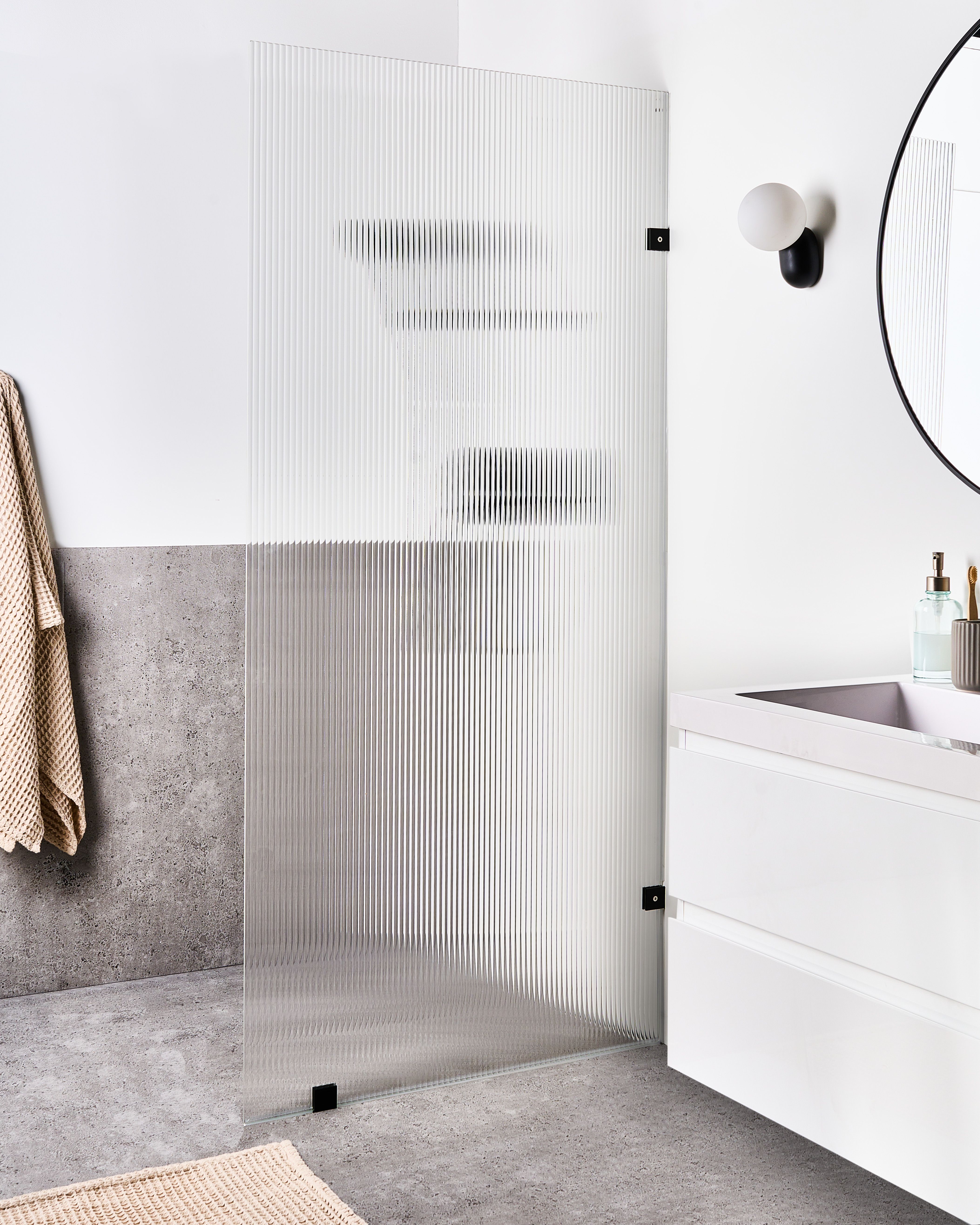 Shower Screen MAHUIDA 900 x 1950 mm Transparent