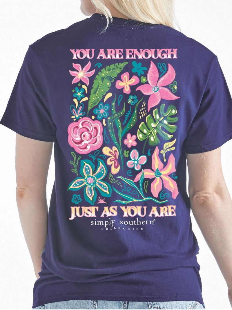 YTH-SS-ENOUGH-HTHRNVY - Simply Southern Outlet