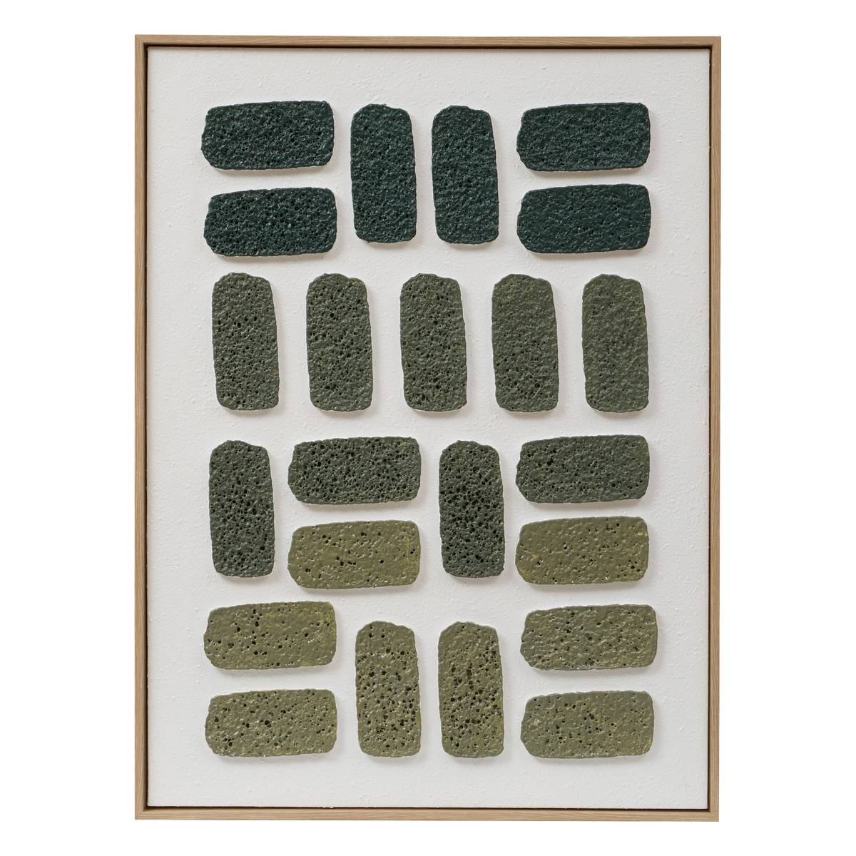 3D Canvas "Aladji" Green, 60x80 cm