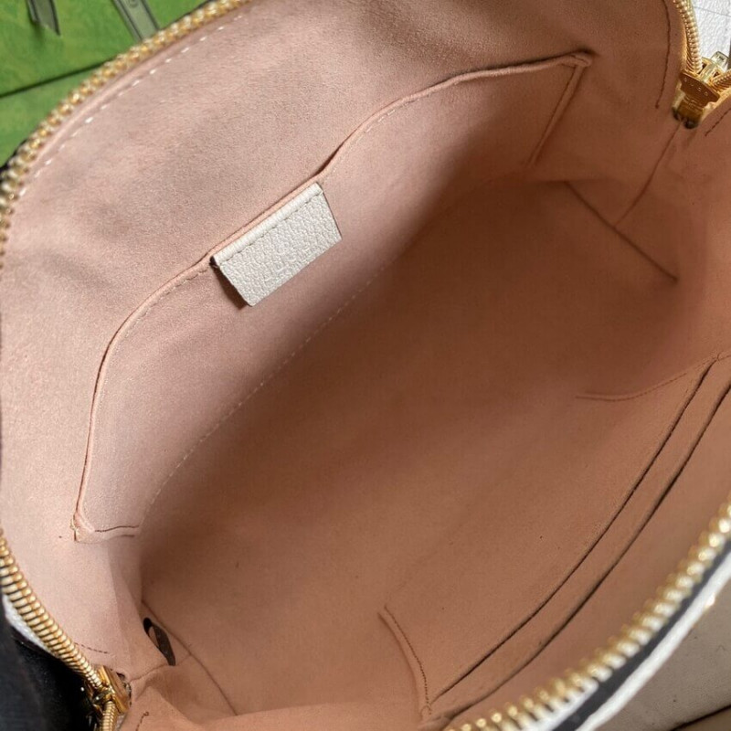Replica Gucci Ophidia Gg Small Shoulder Bag In White Gg Canvas1:1High-quality replica
