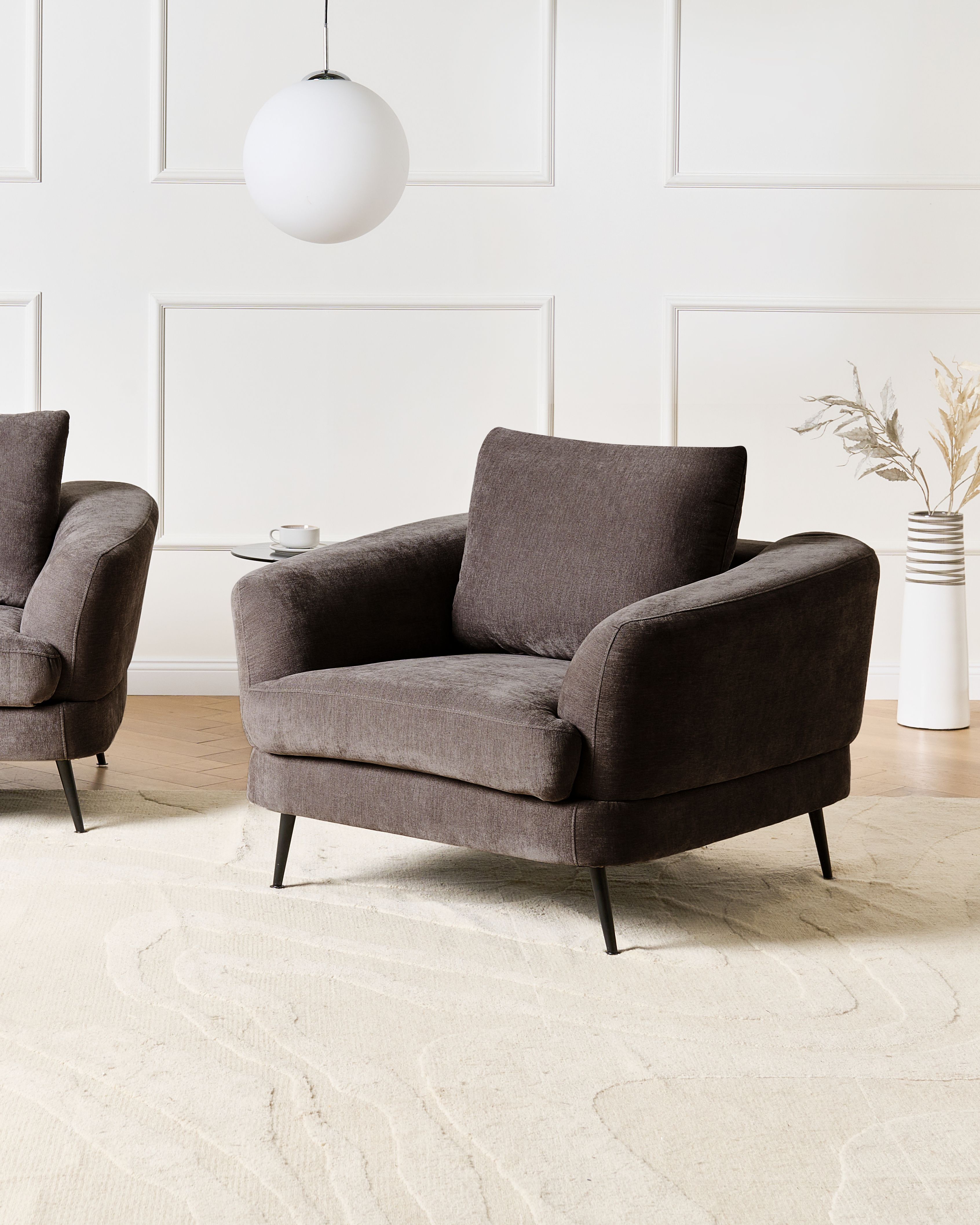 Armchair KJAER Chenille Taupe