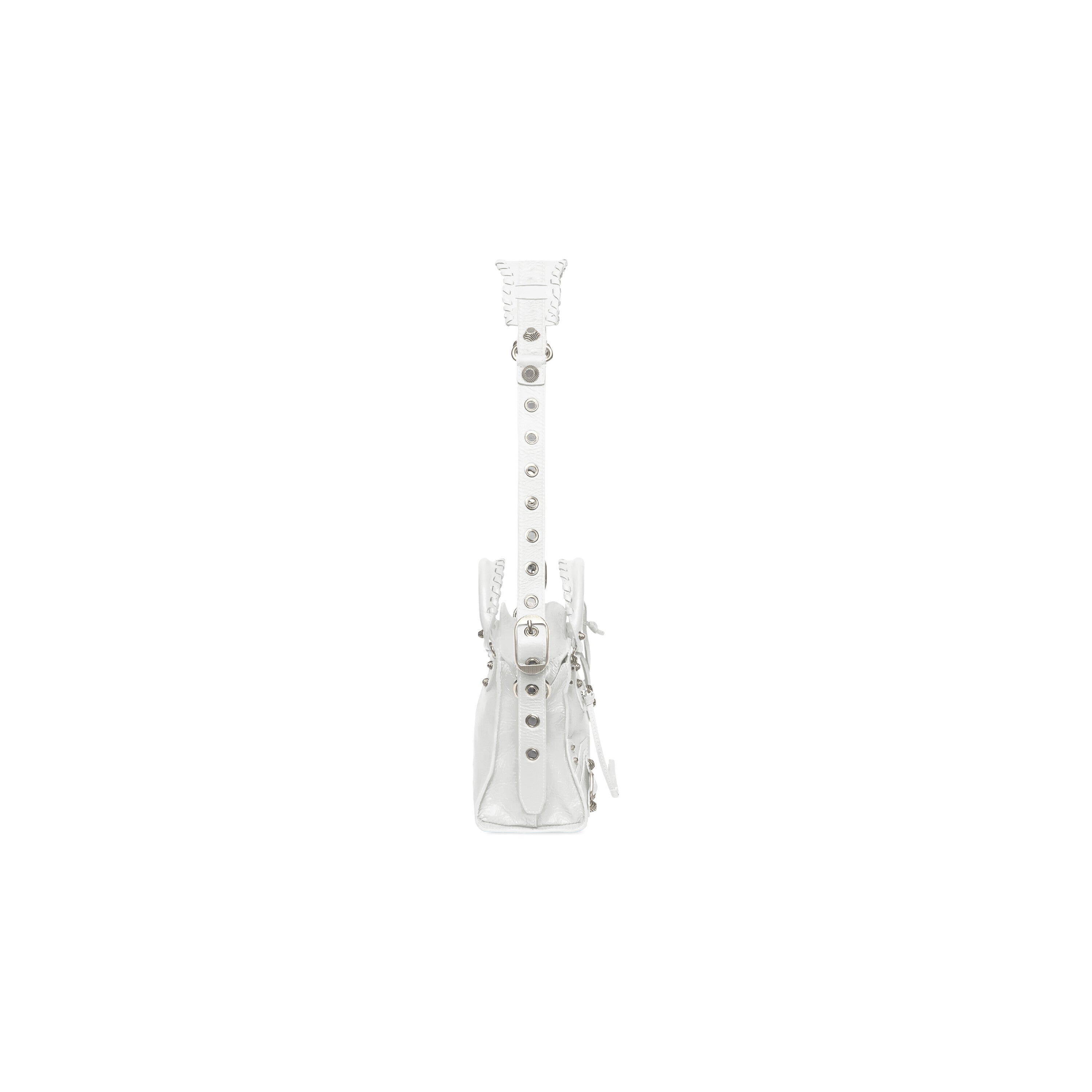 WOMEN'S NEO CAGOLE XS HANDBAG IN WHITE - Replicaclubs