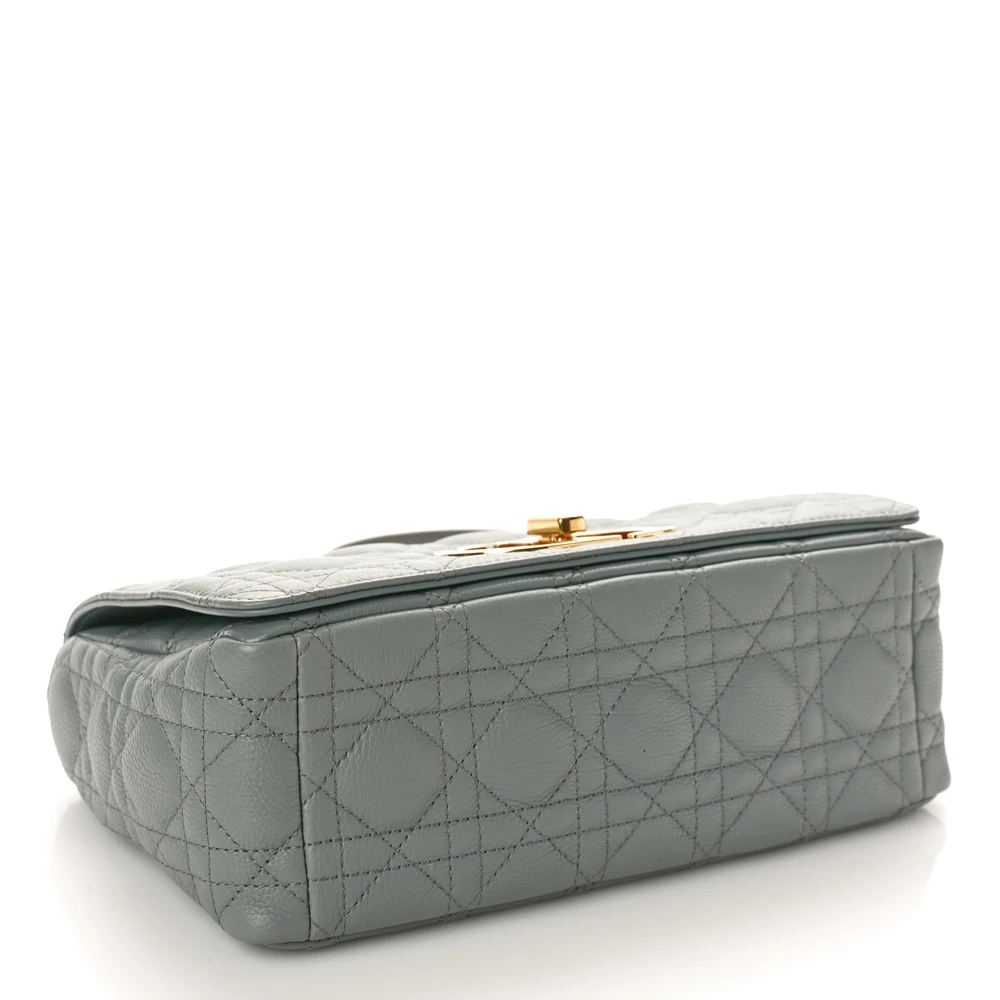 Superfake Dior Caro Bag in Classic Grey with Cannage Details1:1High-quality replica