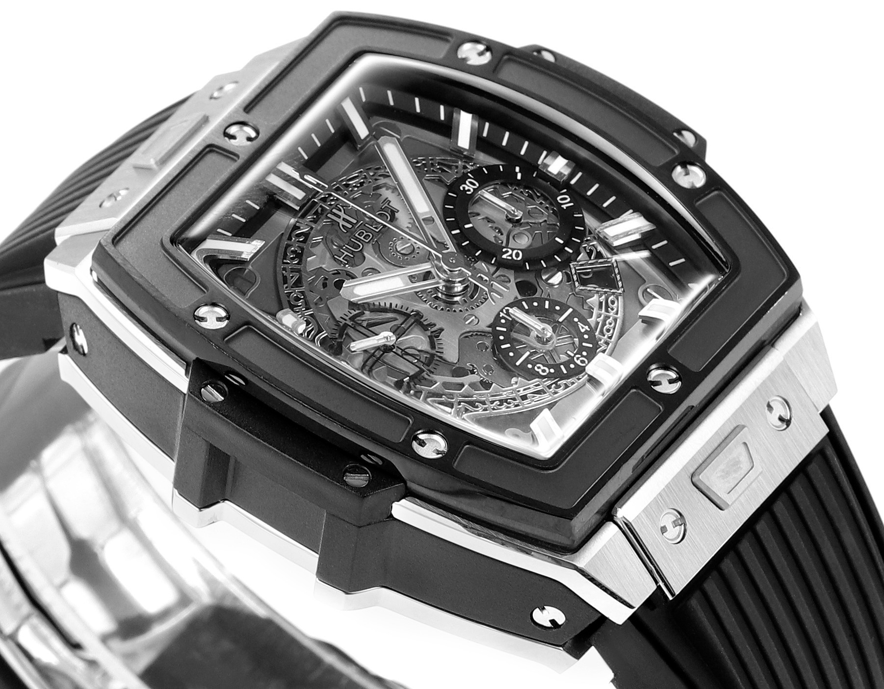 Hublot Spirit of Big Bang Textured Rubber Strap(1:1 replica) - Top club