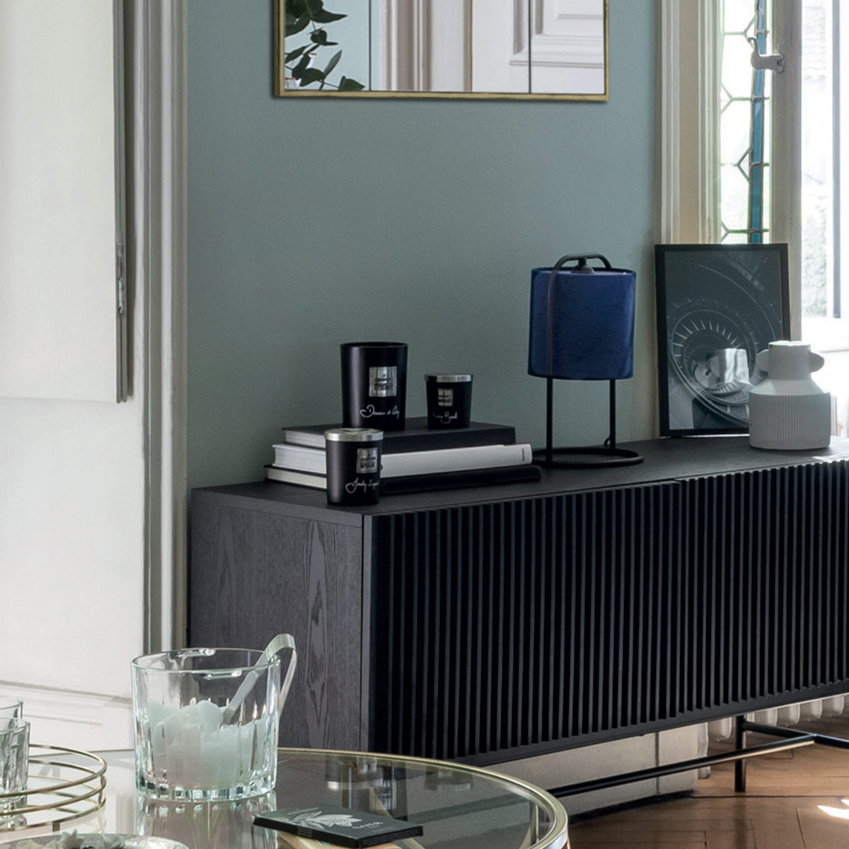 Scented candle "Loyd" Vanilla - caramel, 130g