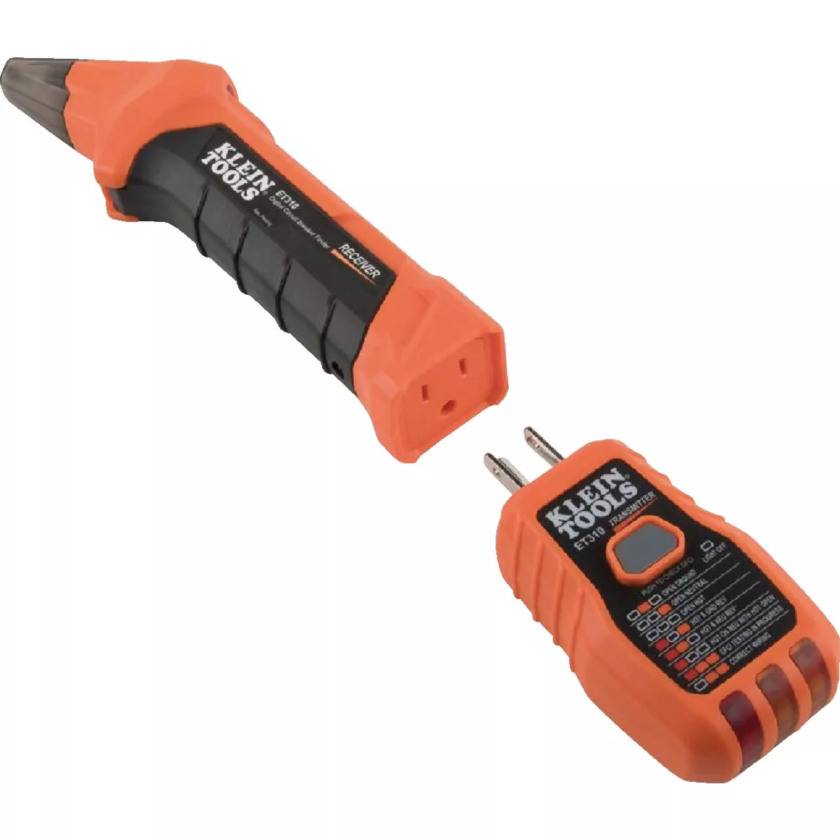Klein 90V to 120V Circuit Breaker Finder with Integrated GFCI Outlet Tester