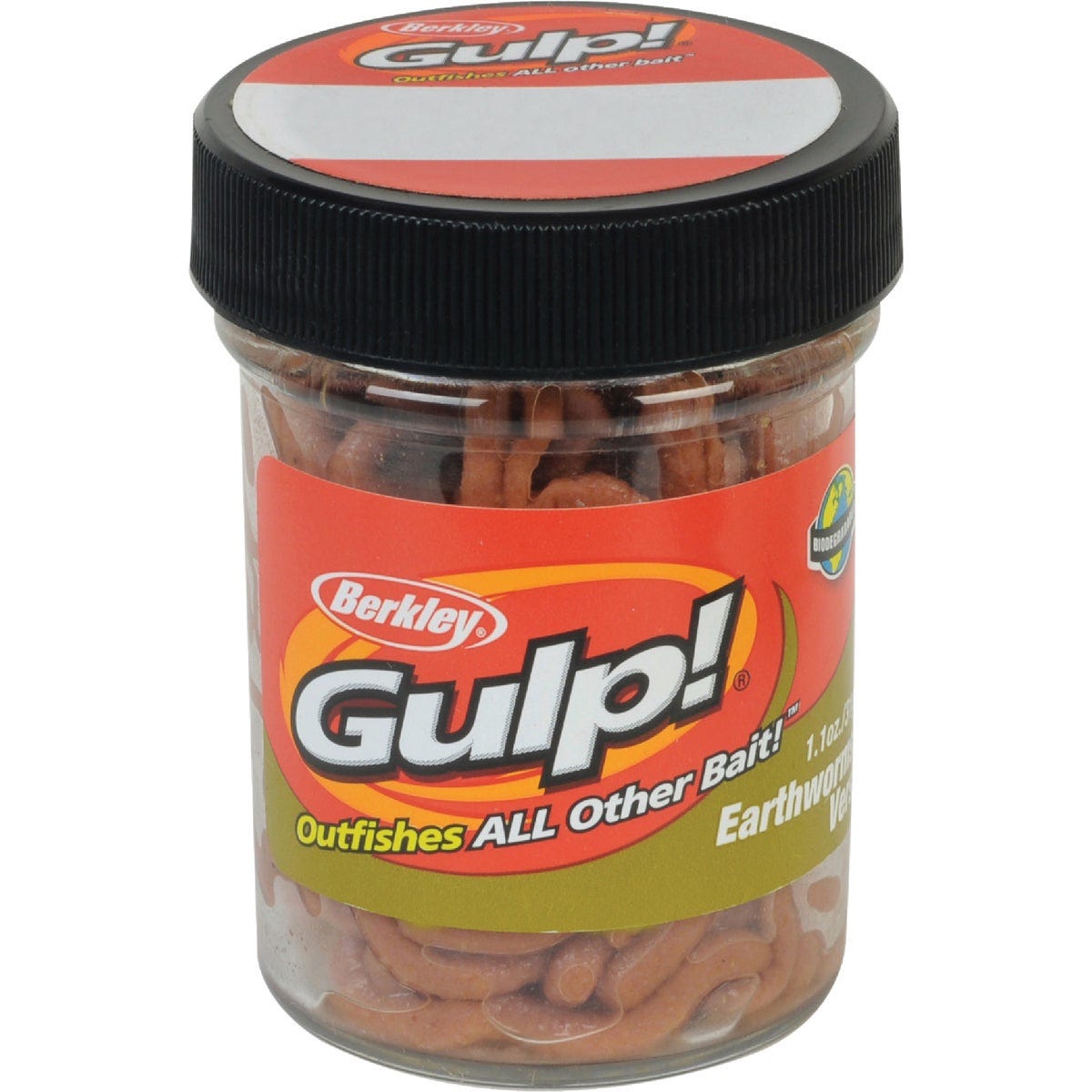 Berkley Gulp! Brown Earthworm Fishing Lure