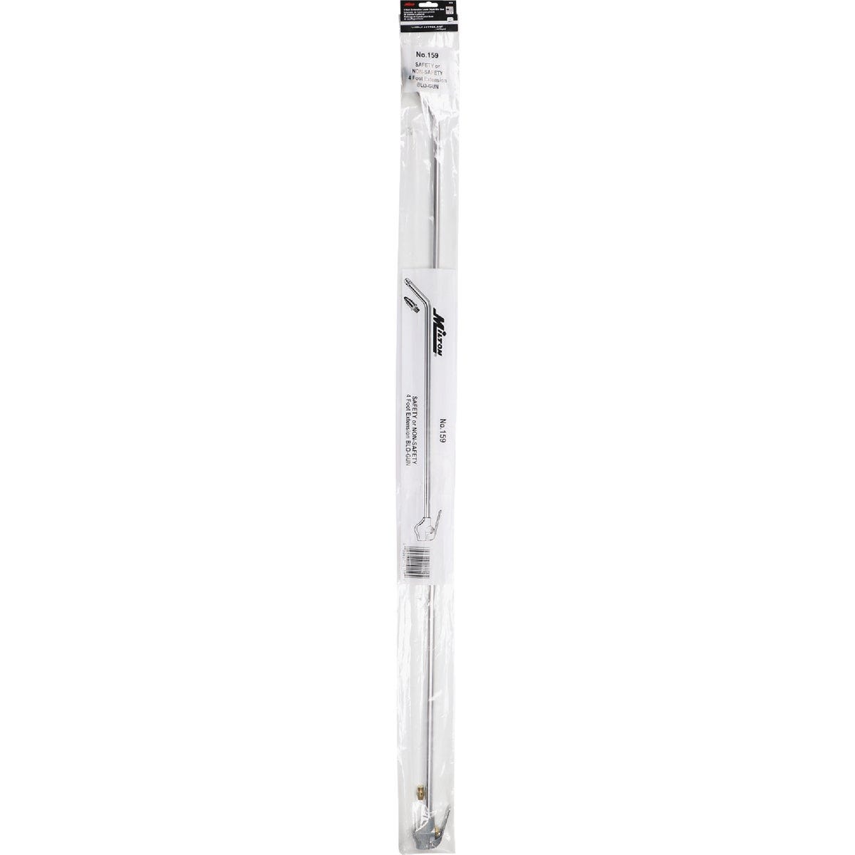 Milton 4 Ft. Extension Blow Gun with Safety & Rubber Tip
