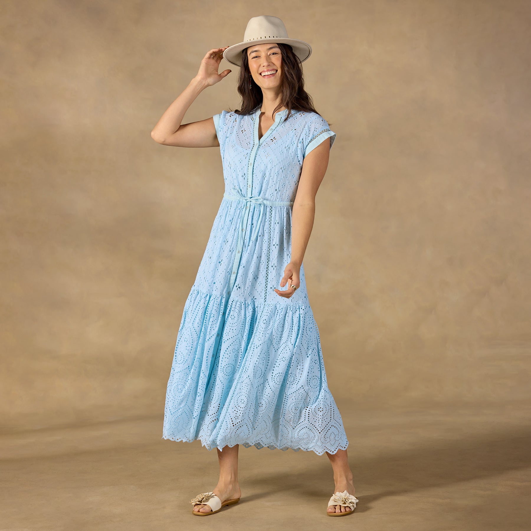 Astoria Eyelet Dress, Petite - Sundance Clothing