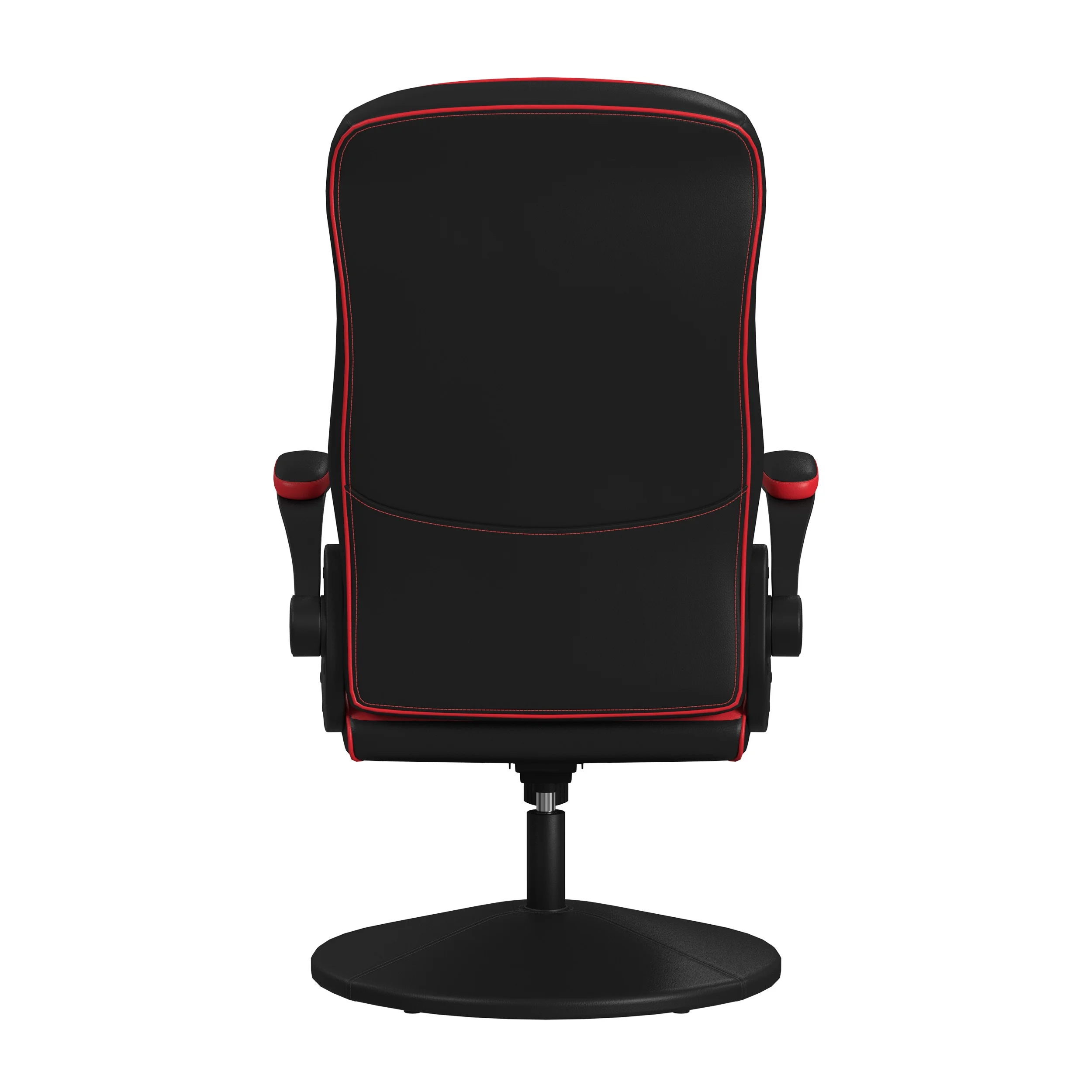 RESPAWN 800 Swivel Rocker Gaming Chair - Ergonomic Floor Gaming Seat with Lumbar Support, Flip Up Armrest, High Back, Pedestal Base, Comfortable No Wheels Console Video Game Rocker Chair - Red - Image 17