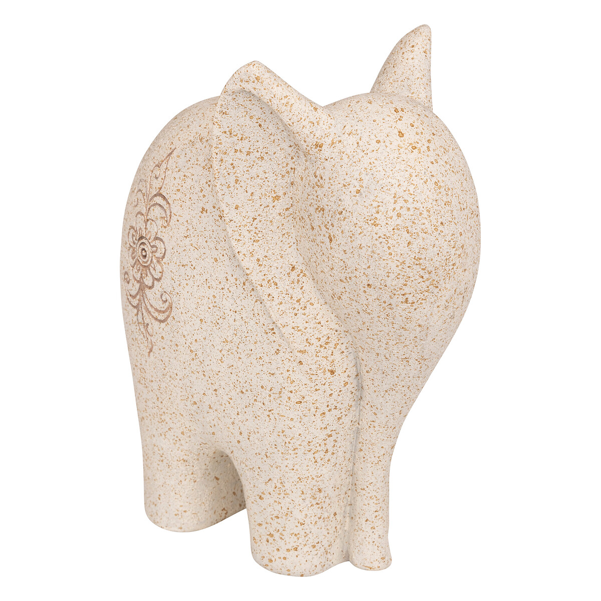 Elephant statuette "Nola" Beige, H.23 cm