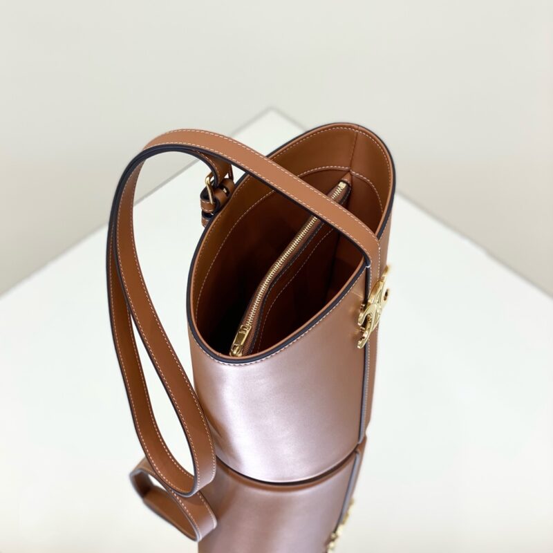 Replica Celine Triomphe Bucket Bag Brown1:1High-quality replica