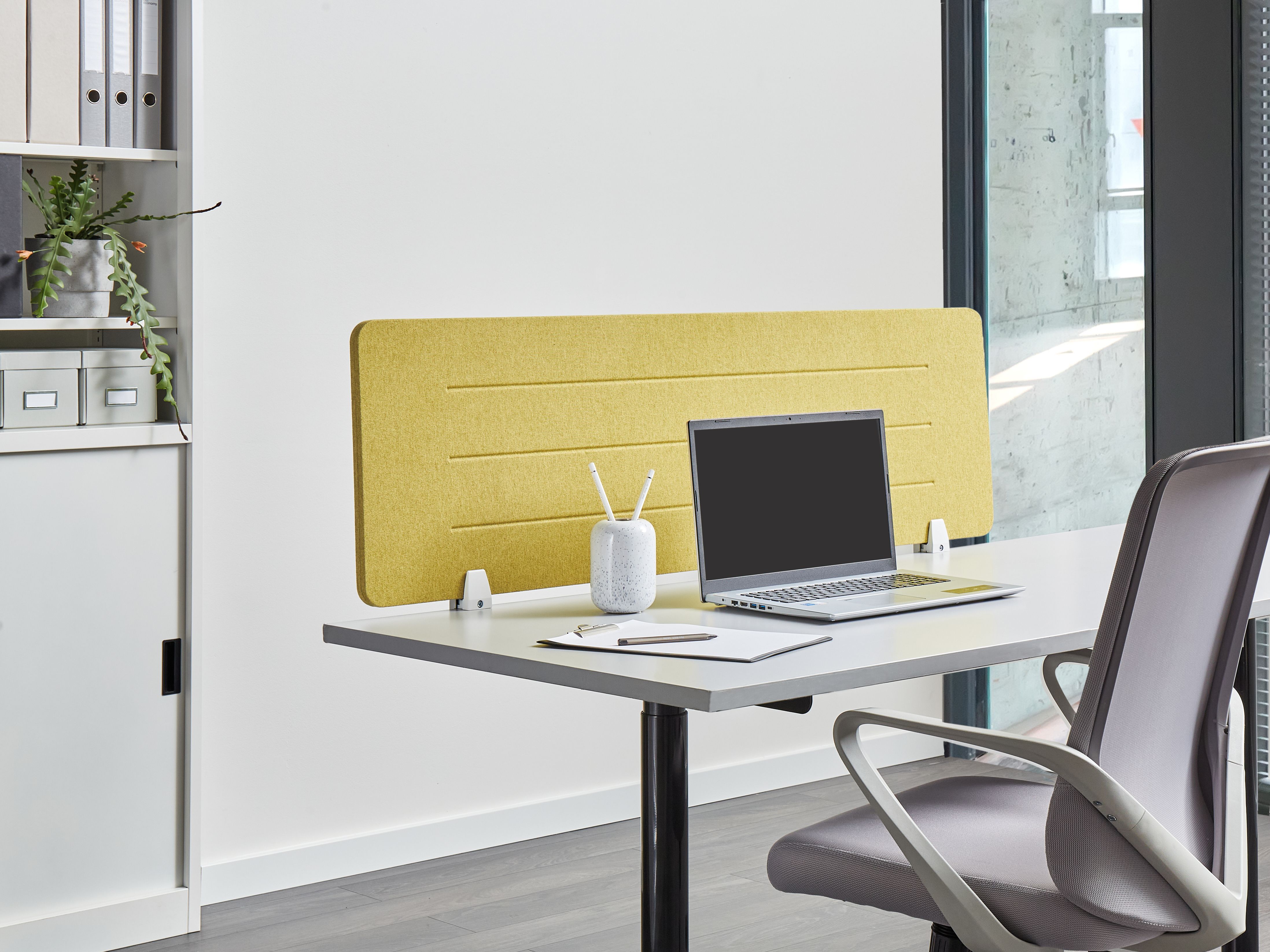 Desk Screen ZIGGY Yellow