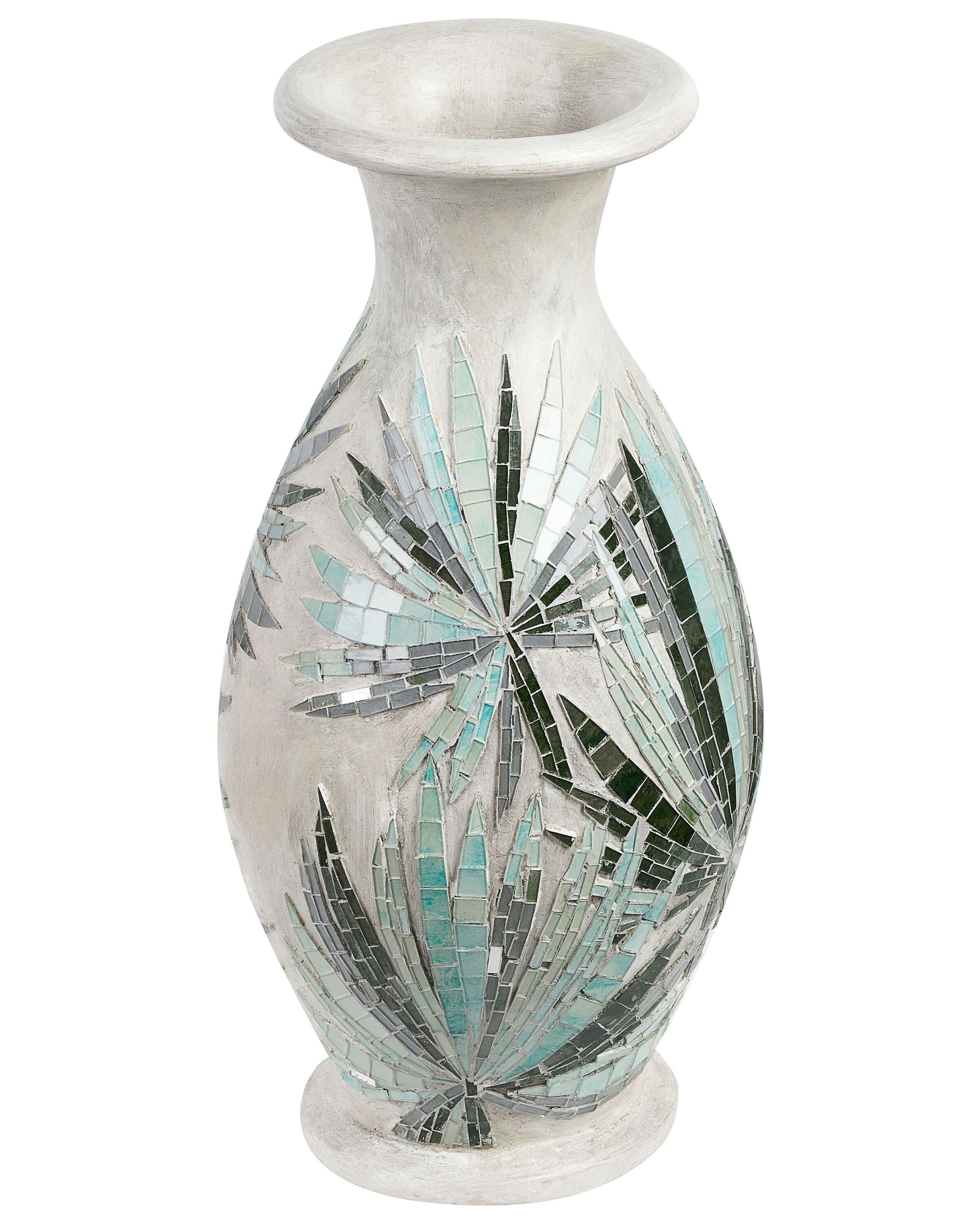Decorative Vase RAWAS Ceramic 53 cm White