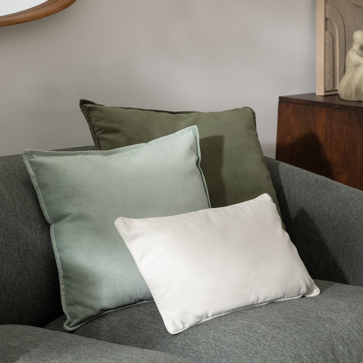 Cushion "Linah" Ivory white, 30x50 cm