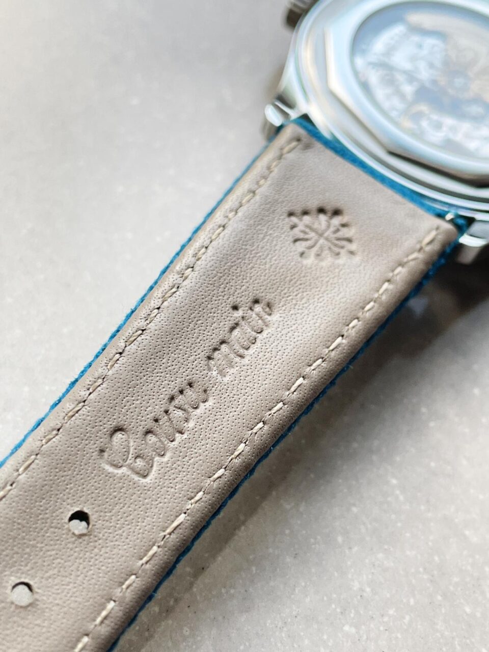 Replica PATEK PHILIPPE Calatrava 6007A-001 SS ZF 1:1 Best Edition Blue Dial on Blue Leather Strap A324CS - Top club