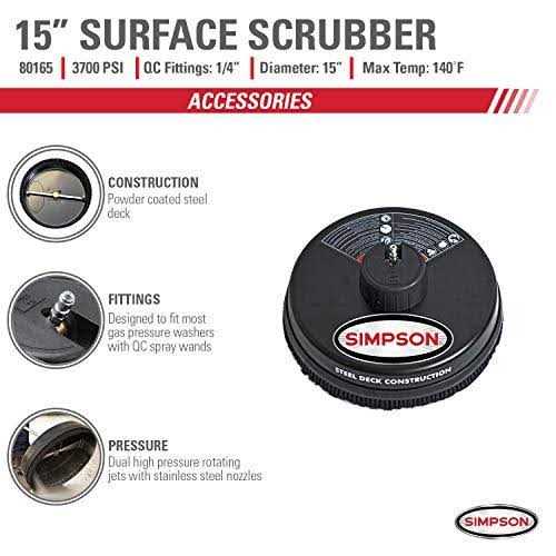 Simpson 15 Inch Pressure Washer Surface Cleaner - 80165 - Image 5 Simpson 15 Inch Pressure Washer Surface Cleaner - 80165 - Image 5