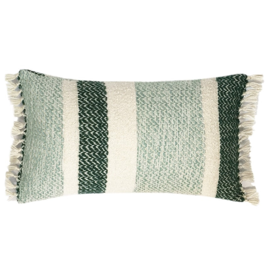 Malagoon Sahara Grainy Green Sierkussen 35 x 60 cm