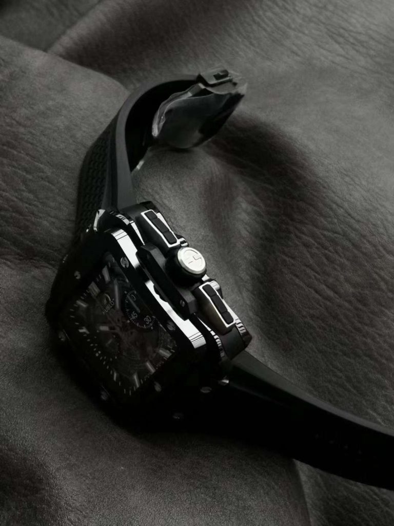 Hublot Replica 1:1 Watch Black Ceramic Square Bang Unico Chronograph 42mm - Top club