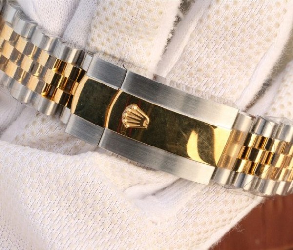 Replica Rolex DateJust 41mm 126333 Noob YG Wrapped YG Dial Diamonds Markers SS/YG Bracelet A3235 - Elite Watch Atelier