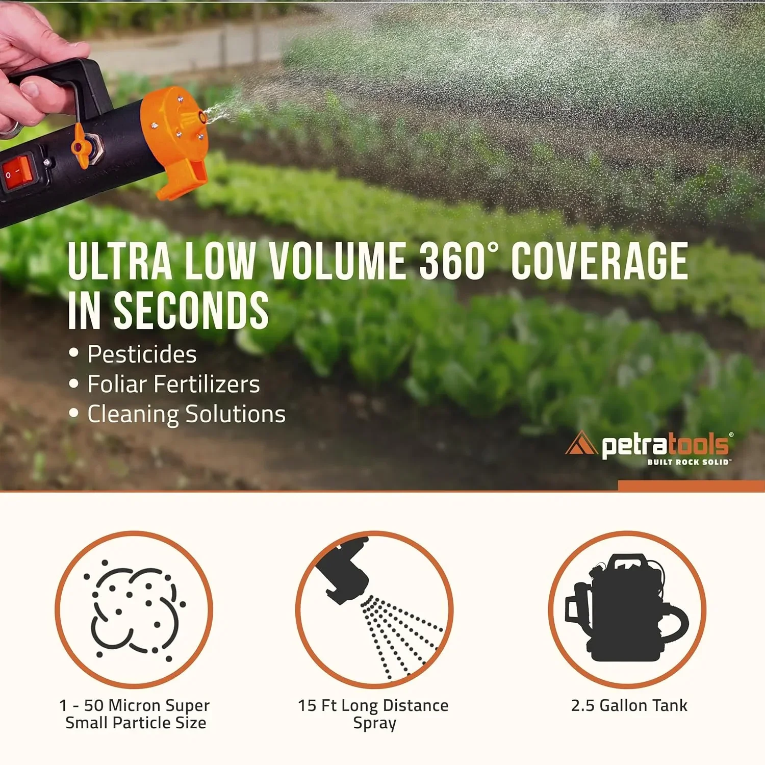 Cordless ULV Cold Fogger Backpack Sprayer, 2.6 Gallon - Battery-Powered Mosquito Fogger For Outdoor Use - Image 5 Cordless ULV Cold Fogger Backpack Sprayer, 2.6 Gallon - Battery-Powered Mosquito Fogger For Outdoor Use - Image 5